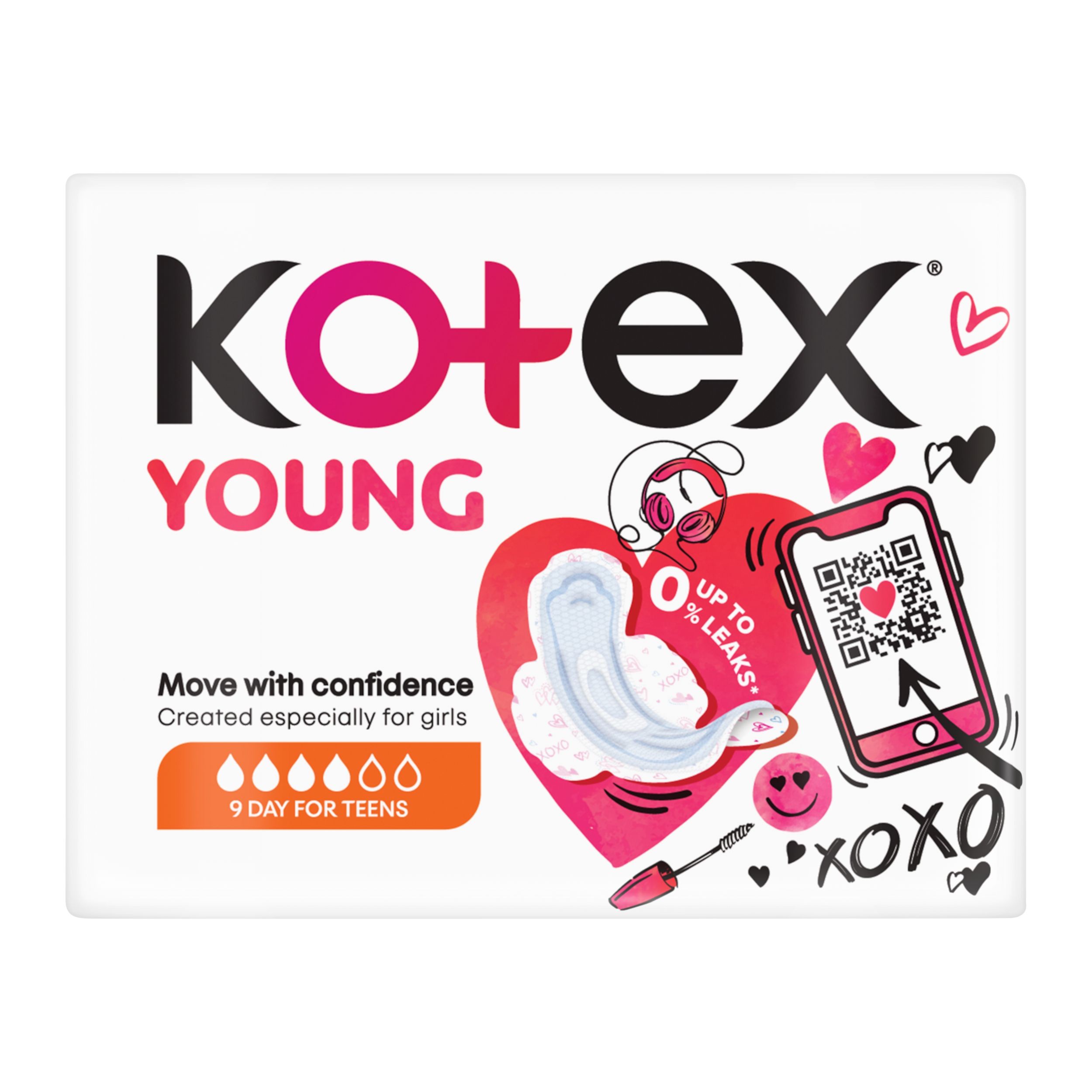 Drogerie a kosmetika - Kotex® Young Day 9ks
