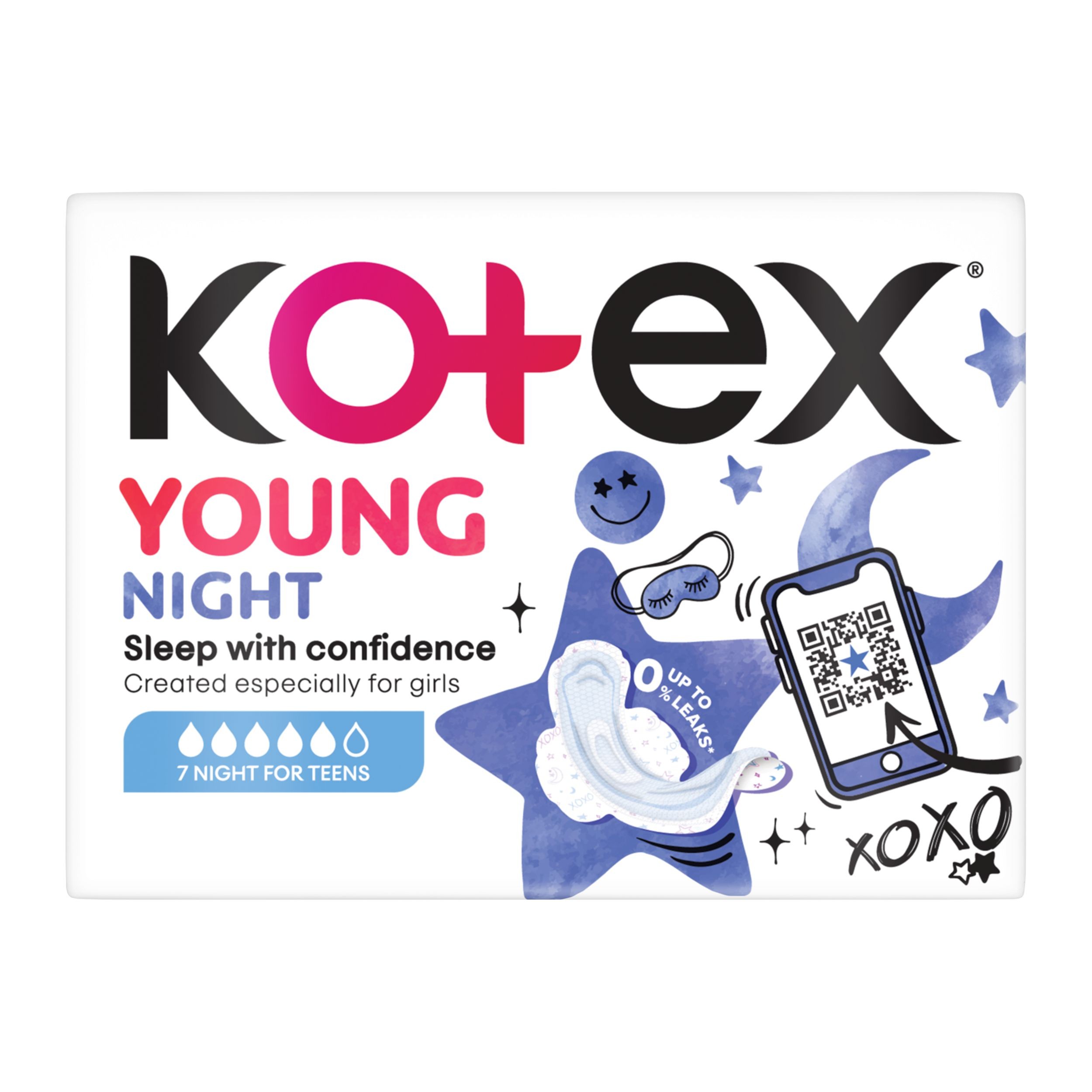 Drogerie a kosmetika - Kotex® Young Night 7ks