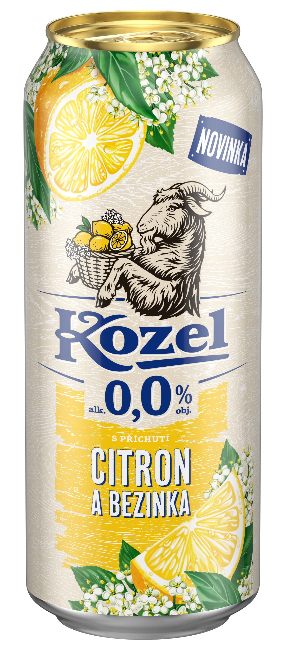 Nápoje - Kozel Citron & Bezový květ 0,5l