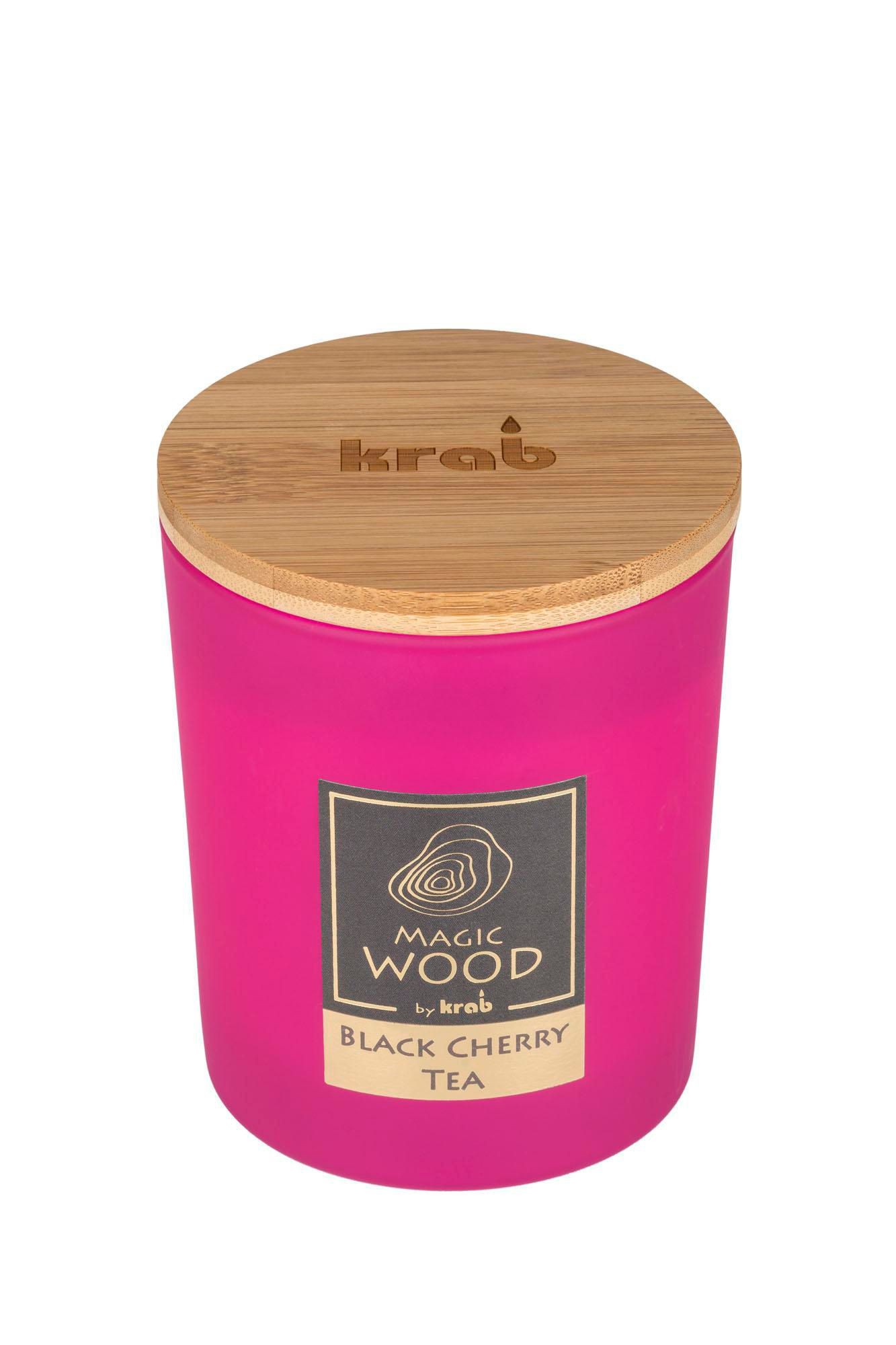 Domácnost a Zahrada - Krab Svíčka Magic Wood Black Cherry Tea 300g