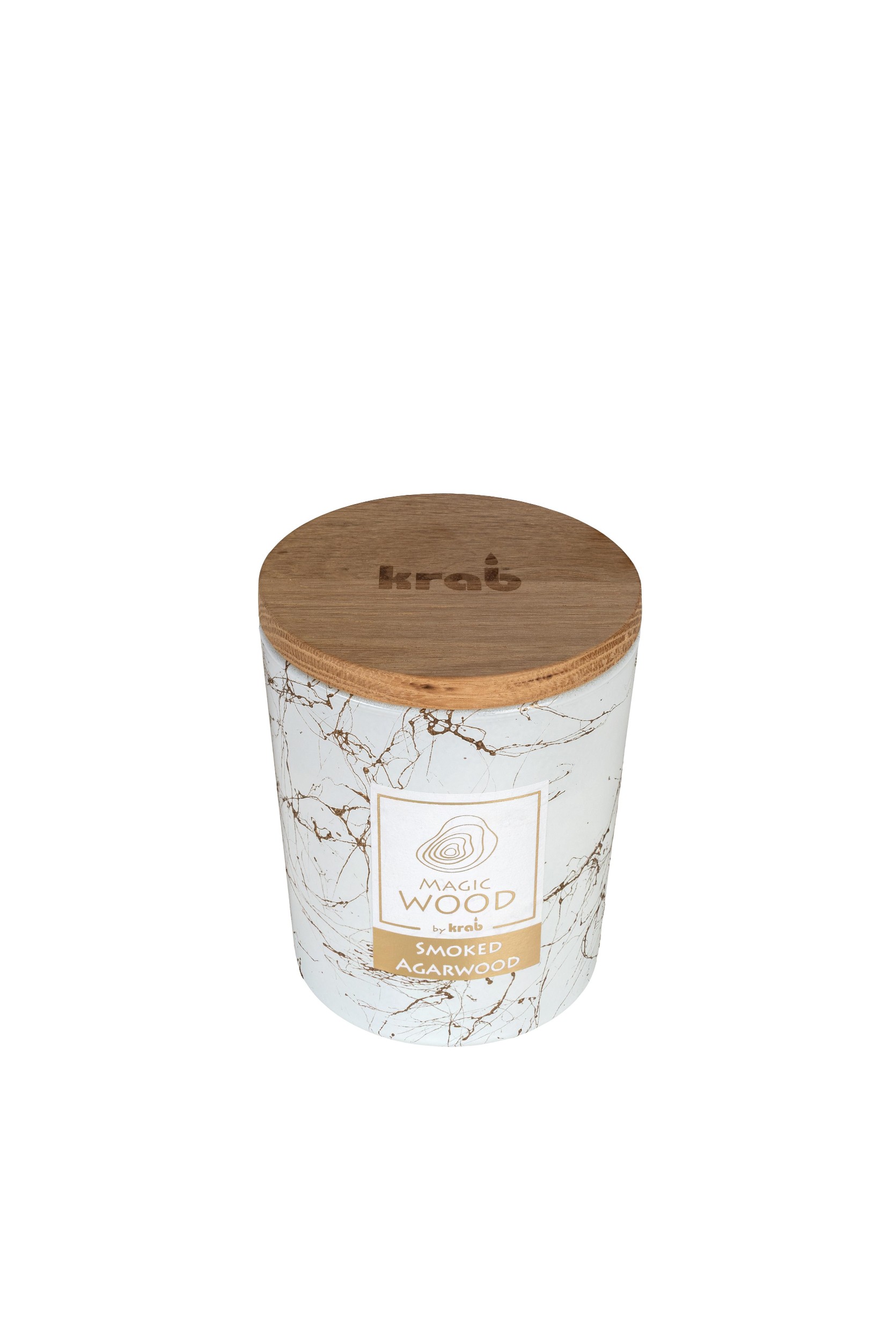Domácnost a Zahrada - Krab Svíčka Magic Wood Smoked Agarwood 300g