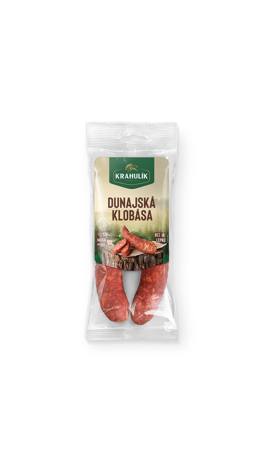 Uzeniny a lahůdky - Krahulík Dunajská klobása 170g