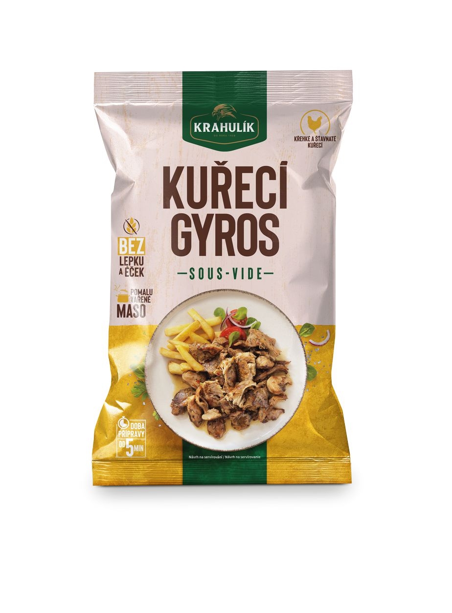 Hotová jídla - Krahulík Kuřecí gyros 300g