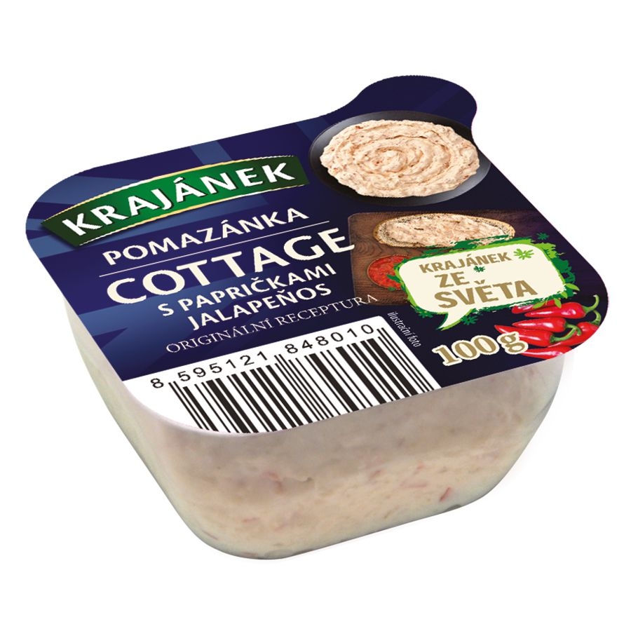 Uzeniny a lahůdky - Krajánek Cottage pomazánka s papričkami jalapeňos 100g