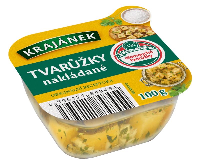 Uzeniny a lahůdky - Krajánek Tvarůžky nakládané 100g