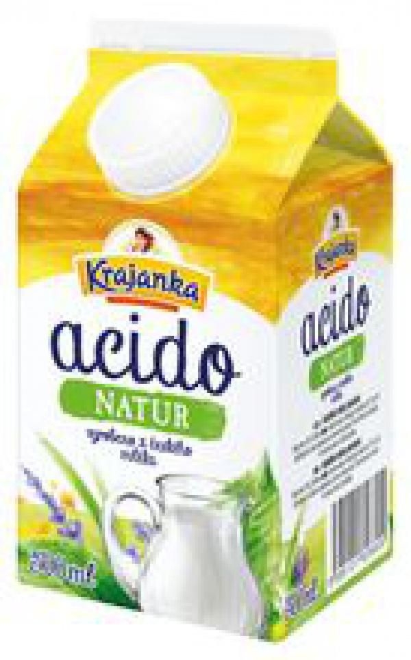 Mléčné a chlazené - Krajanka Acido natur 500 ml