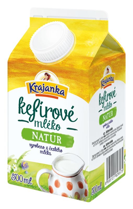 Mléčné a chlazené - Krajanka Kefír natur 500ml