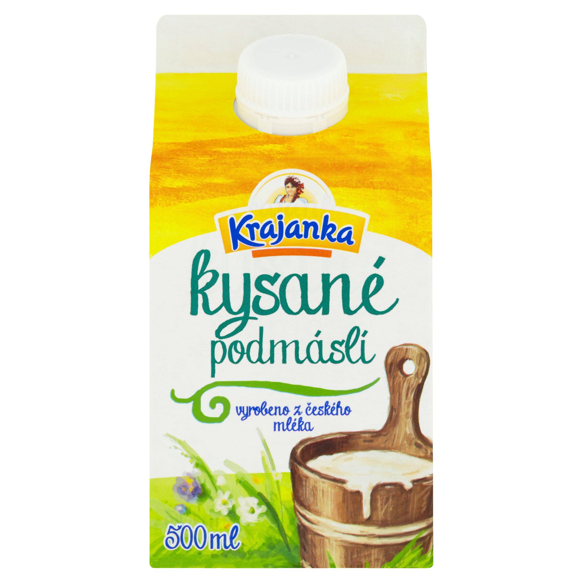 Mléčné a chlazené - Krajanka Podmáslí natur 500 ml