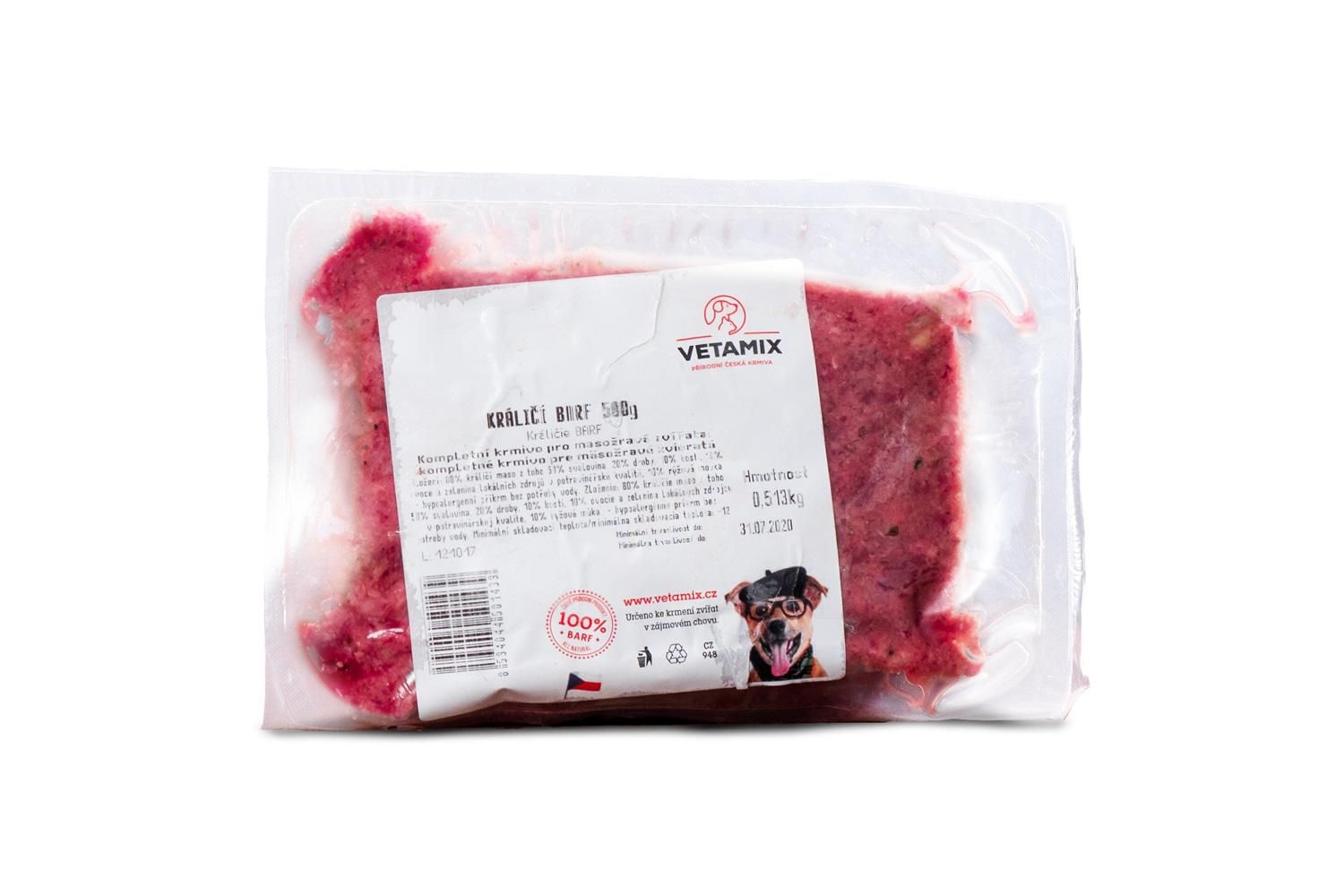 Svět zvířat - Králičí barf 500g