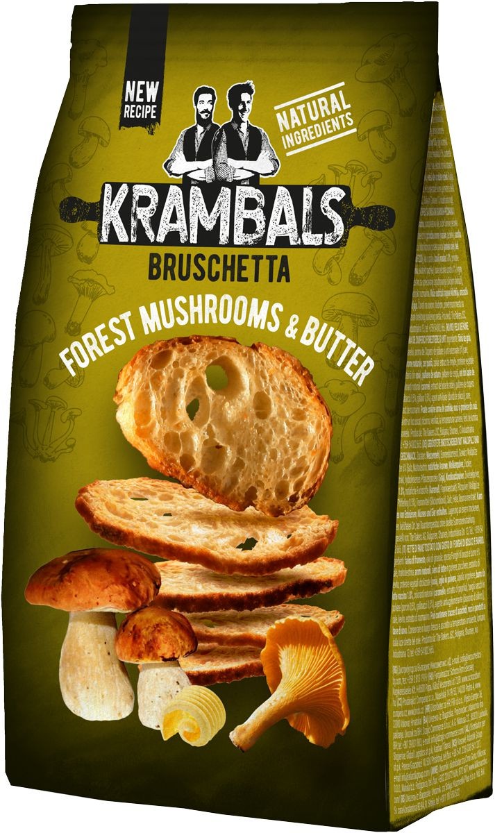 Trvanlivé potraviny - Krambals Bruschetta Houby & máslo 70 g