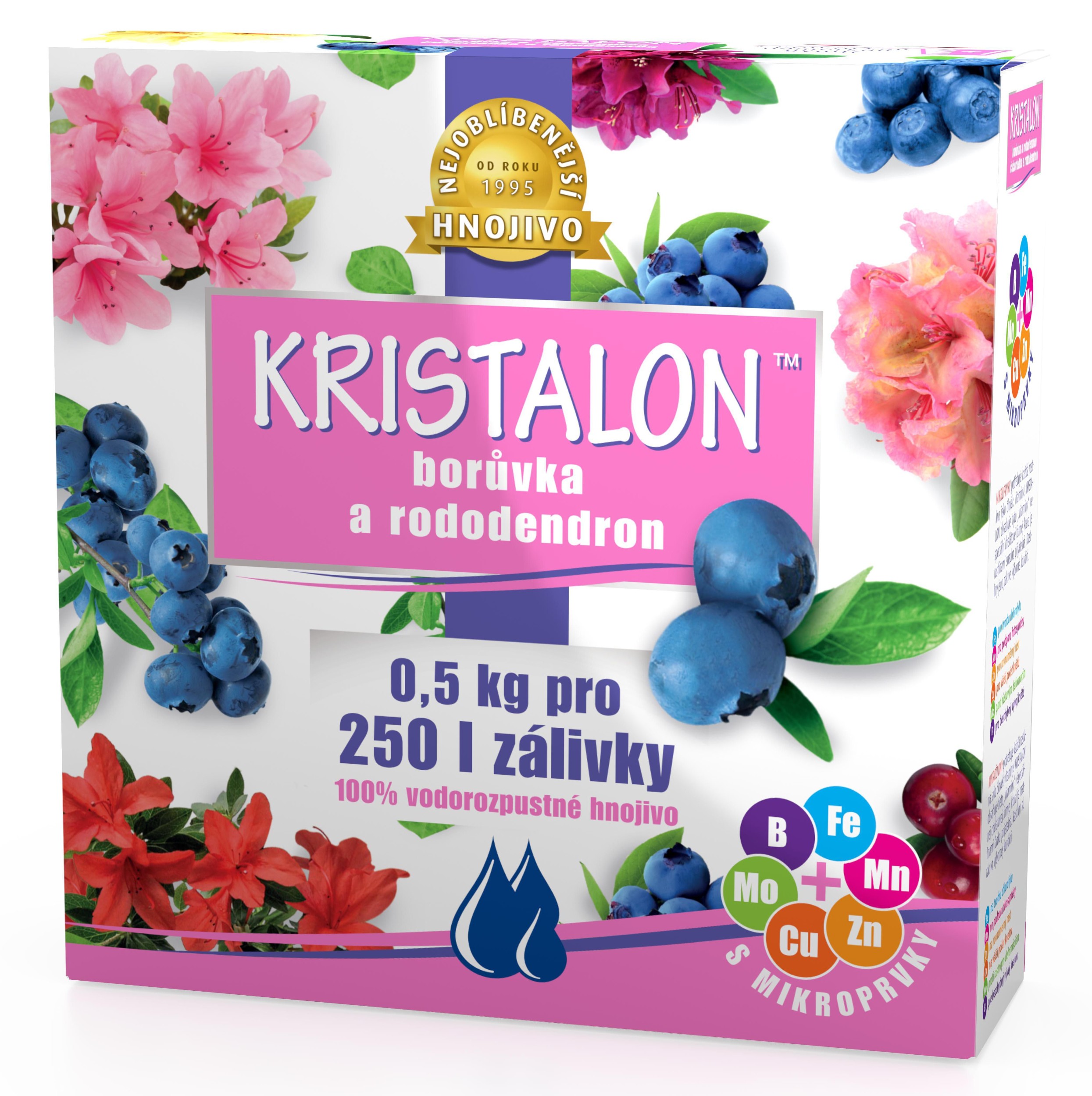Domácnost a Zahrada - Kristalon Borůvky a Rhododendron 500g