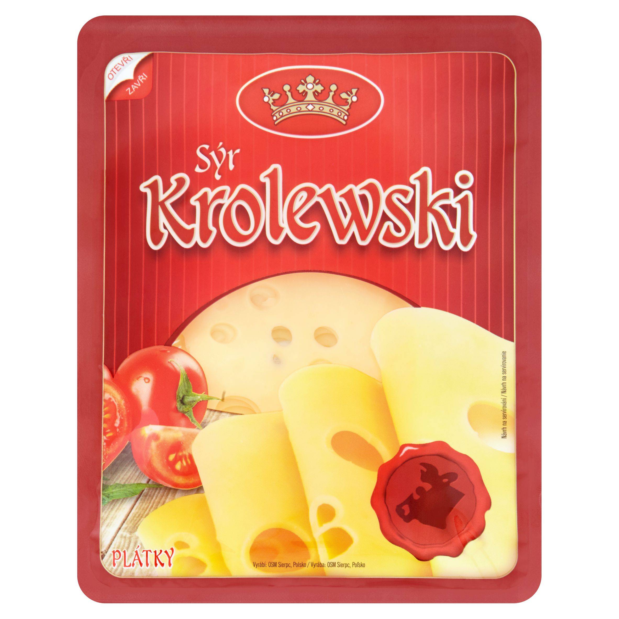 Mléčné a chlazené - Krolewski Sýr 45% plátky 100 g