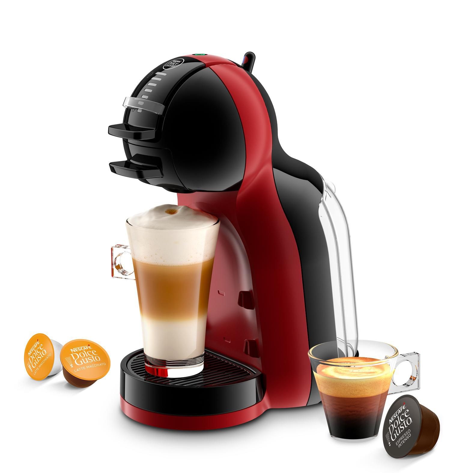 Elektro - Krups Espresso Mini Me KP123H10 černá & třešňově červená