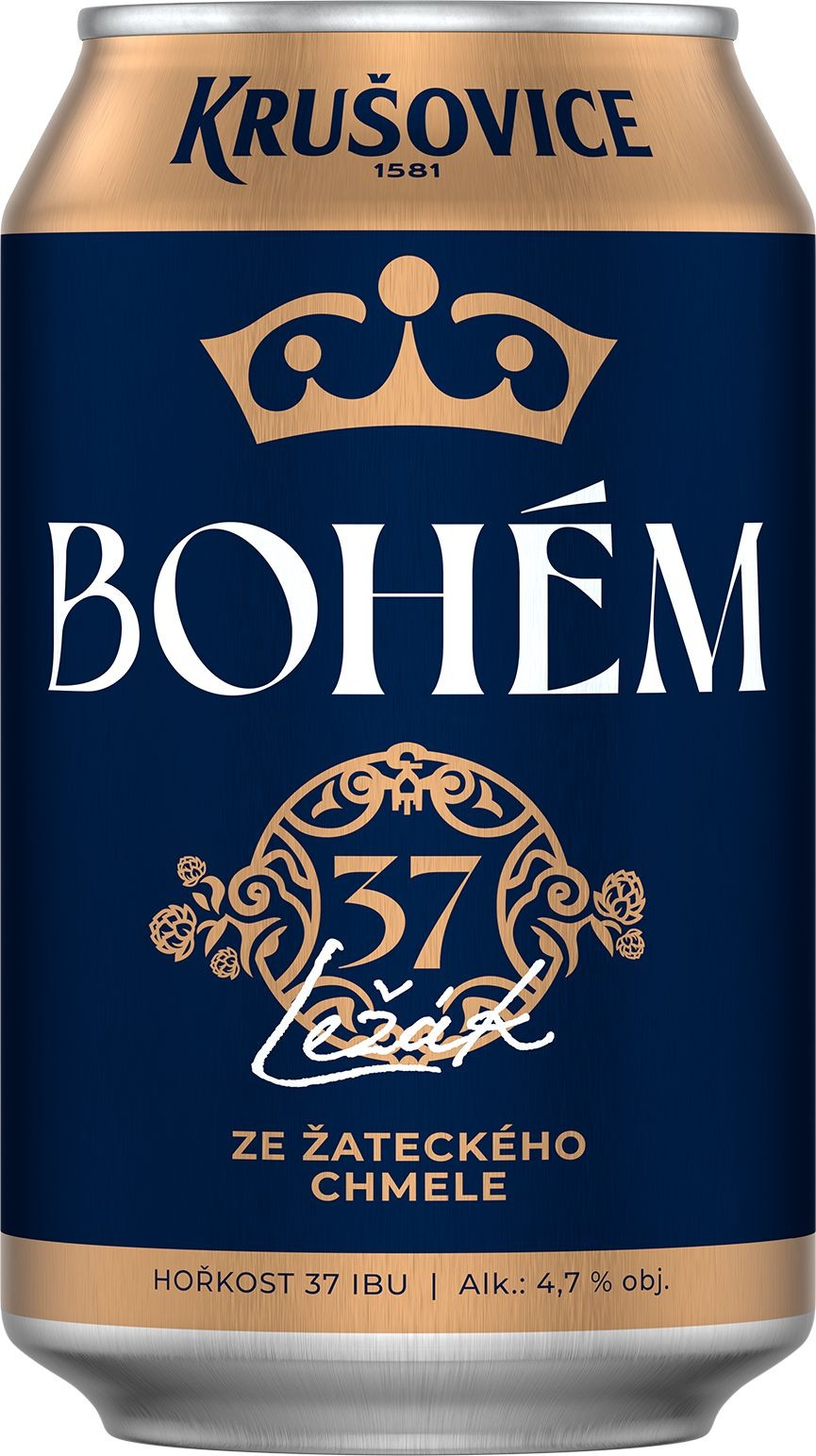 Nápoje - Krušovice Bohém 0,33l