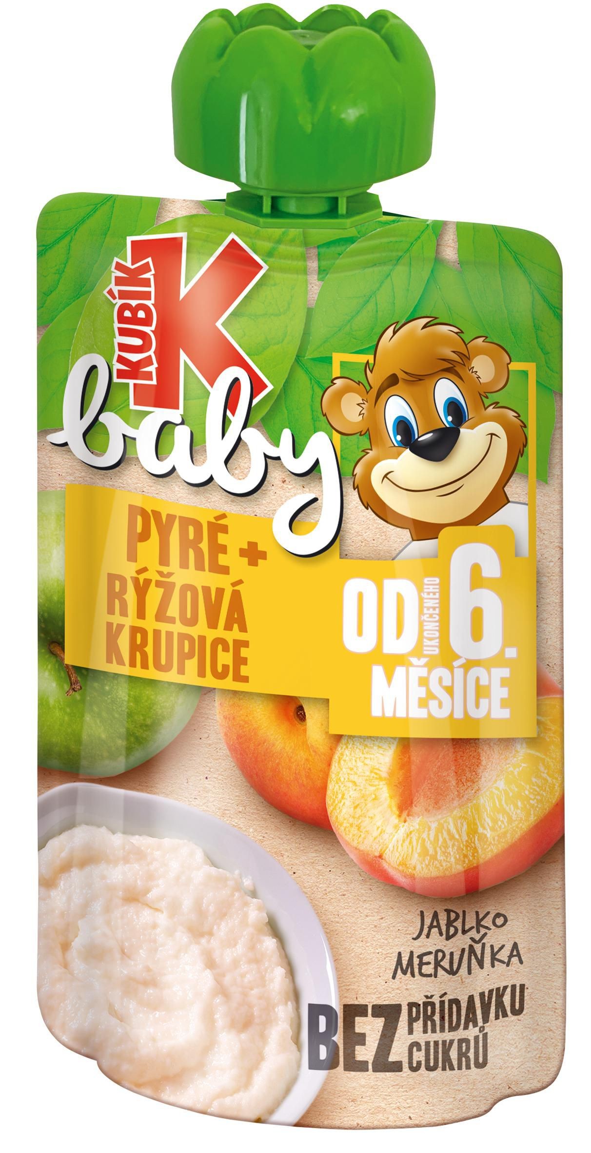 Svět dětí - Kubík Baby jablko meruňka rýž. krup. 100 g