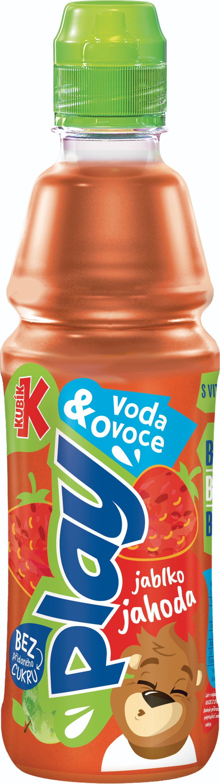 Svět dětí - Kubík Play Voda + ovoce příchuť Jahoda 0,4l