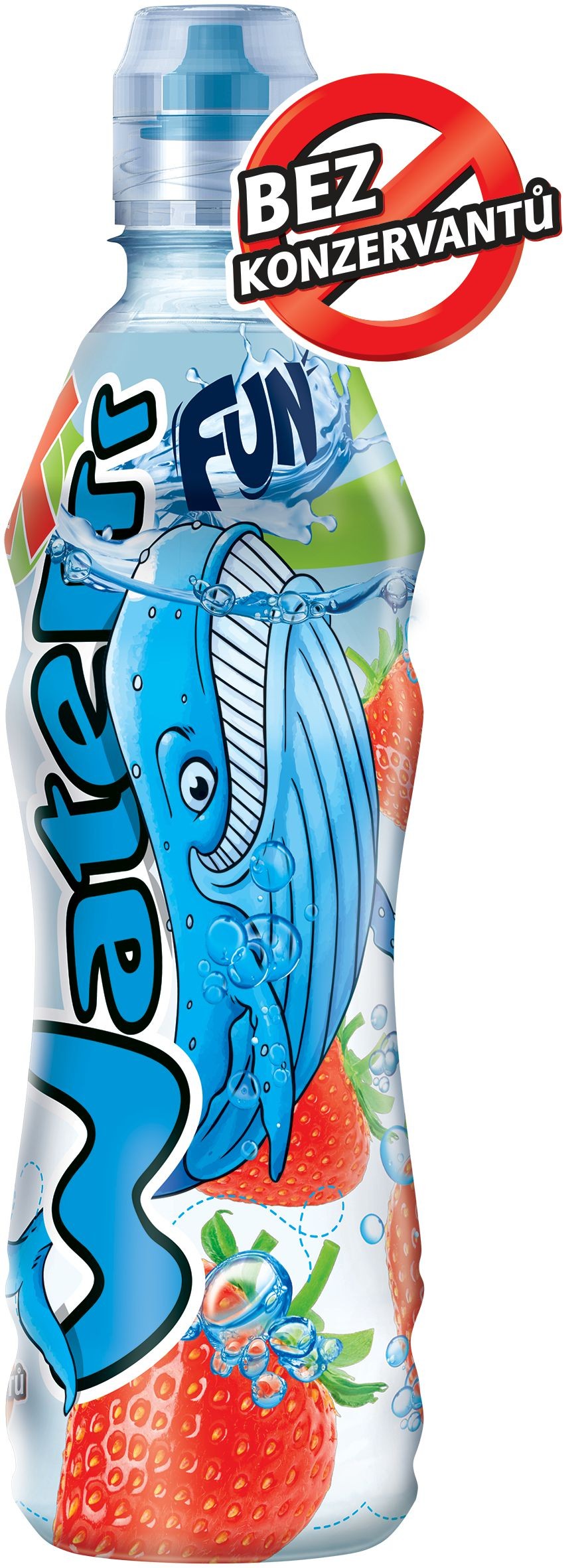 Svět dětí - Kubík Waterrr jahoda 0,5 l