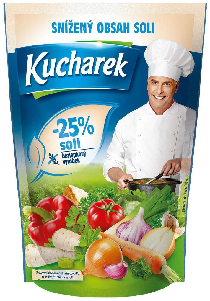 Trvanlivé potraviny - Kucharek -25% soli 150g