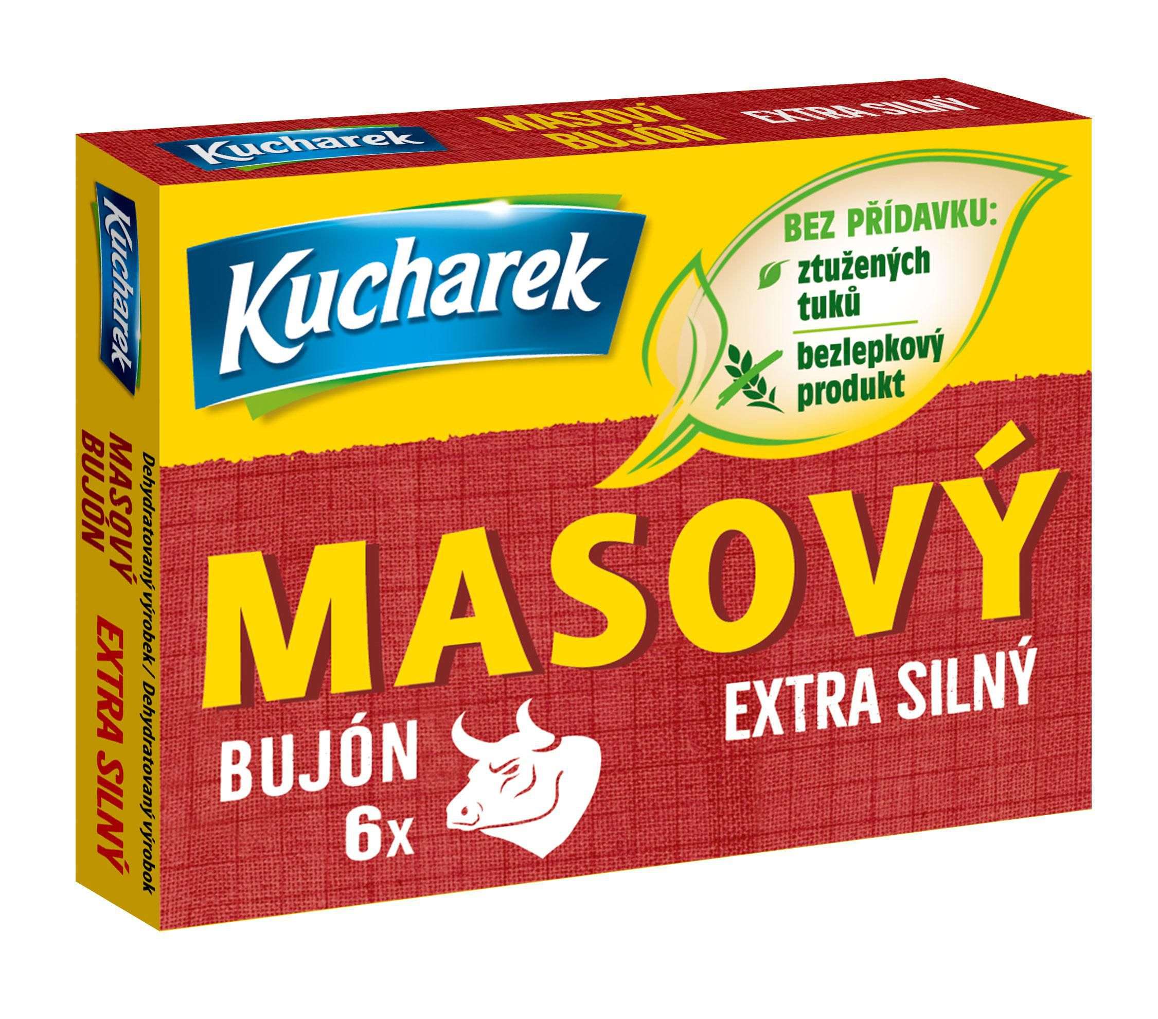 Trvanlivé potraviny - Kucharek Masový bujón extra silný 66 g