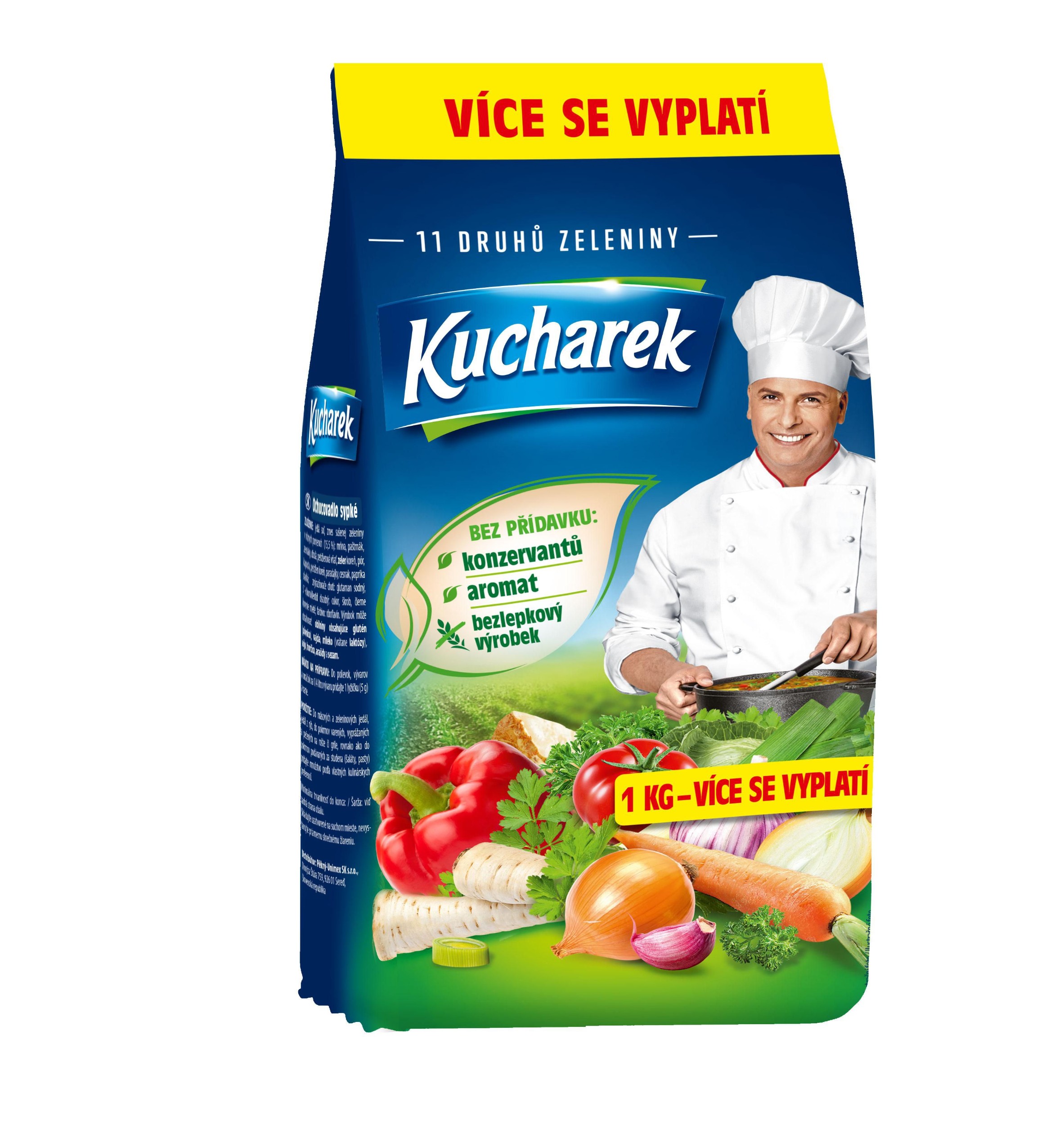 Trvanlivé potraviny - Kucharek Ochucovadlo sypké 1 kg