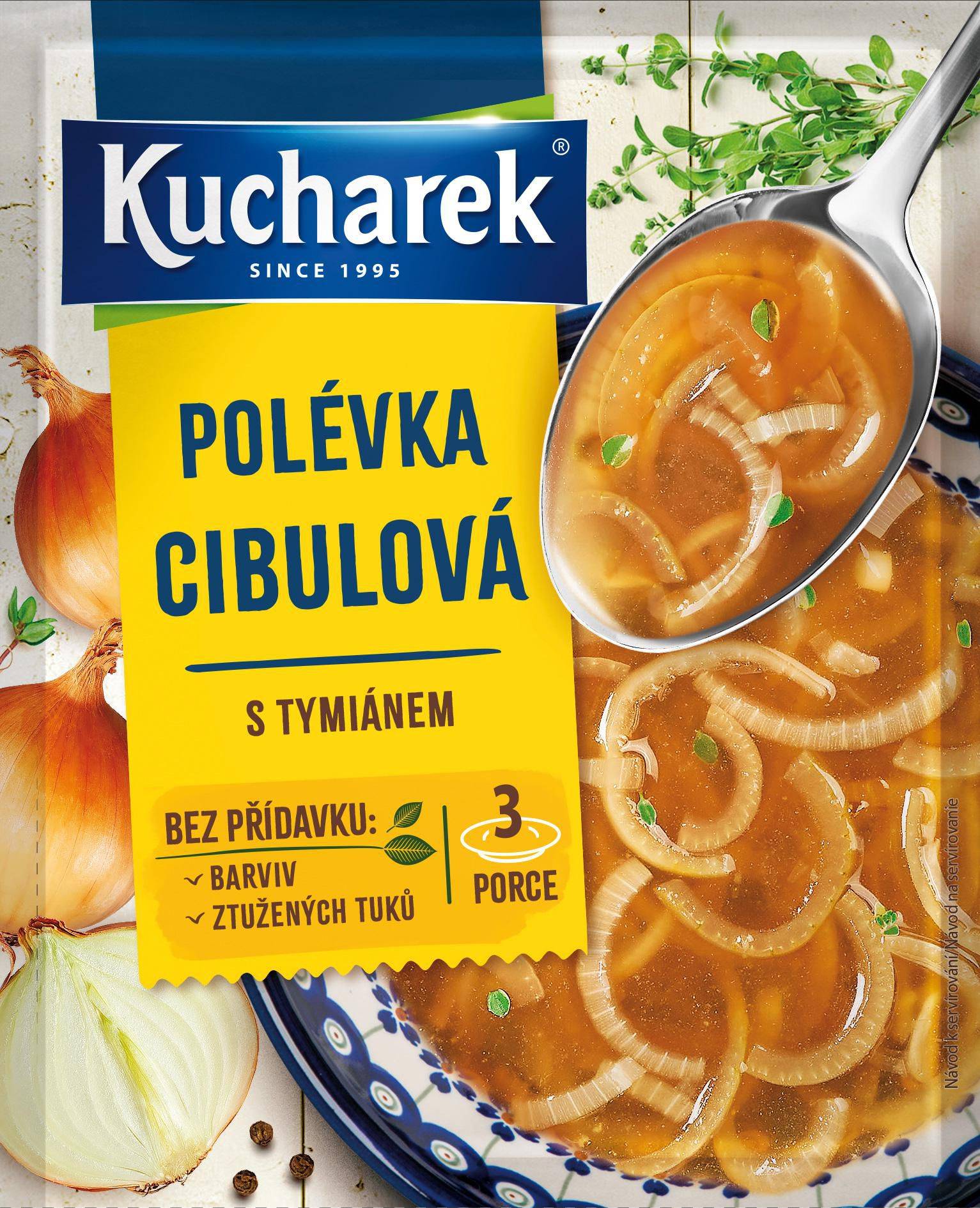 Trvanlivé potraviny - Kucharek Polévka Cibulová s tymiánem 49g