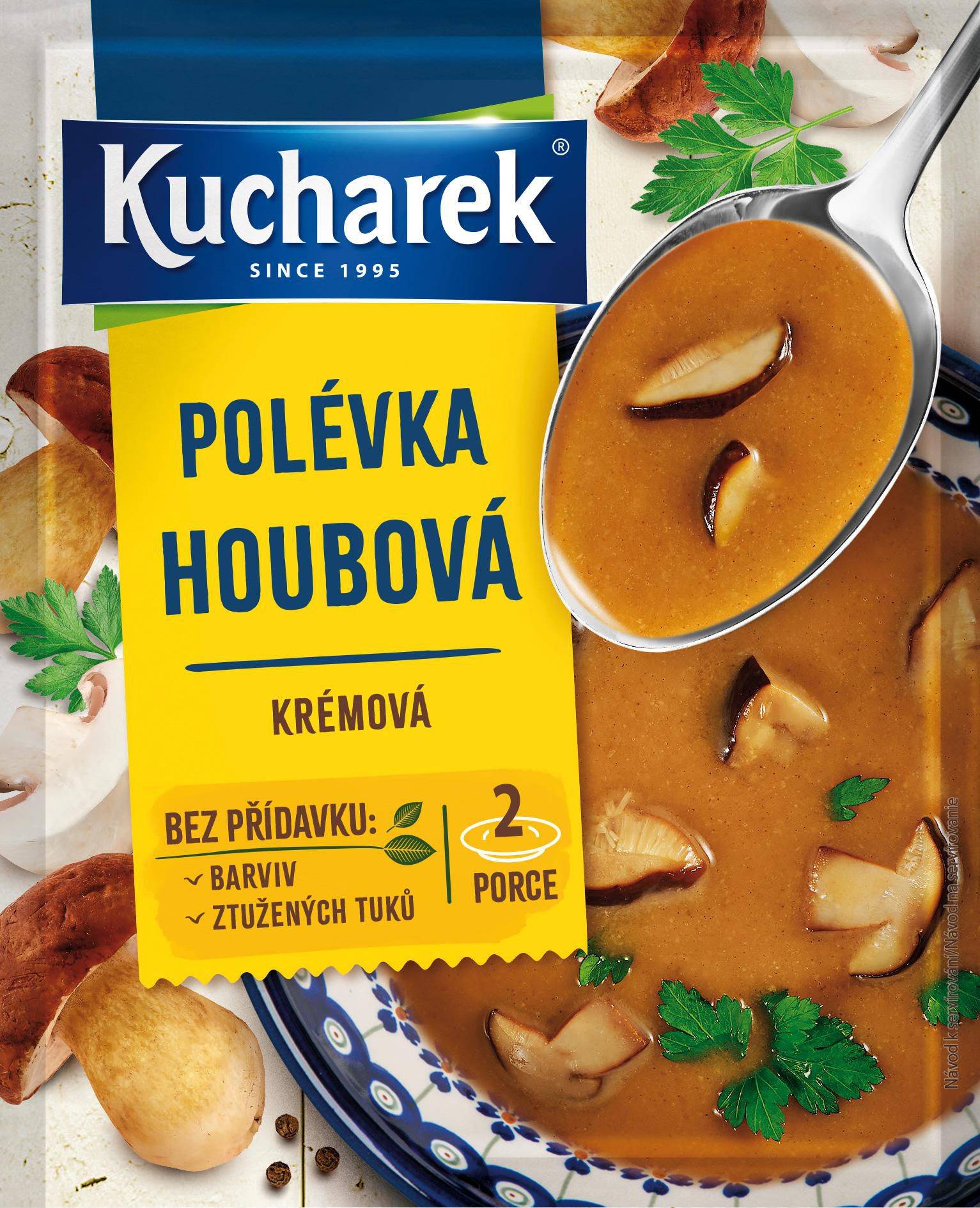Trvanlivé potraviny - Kucharek Polévka Houbová krémová 50g