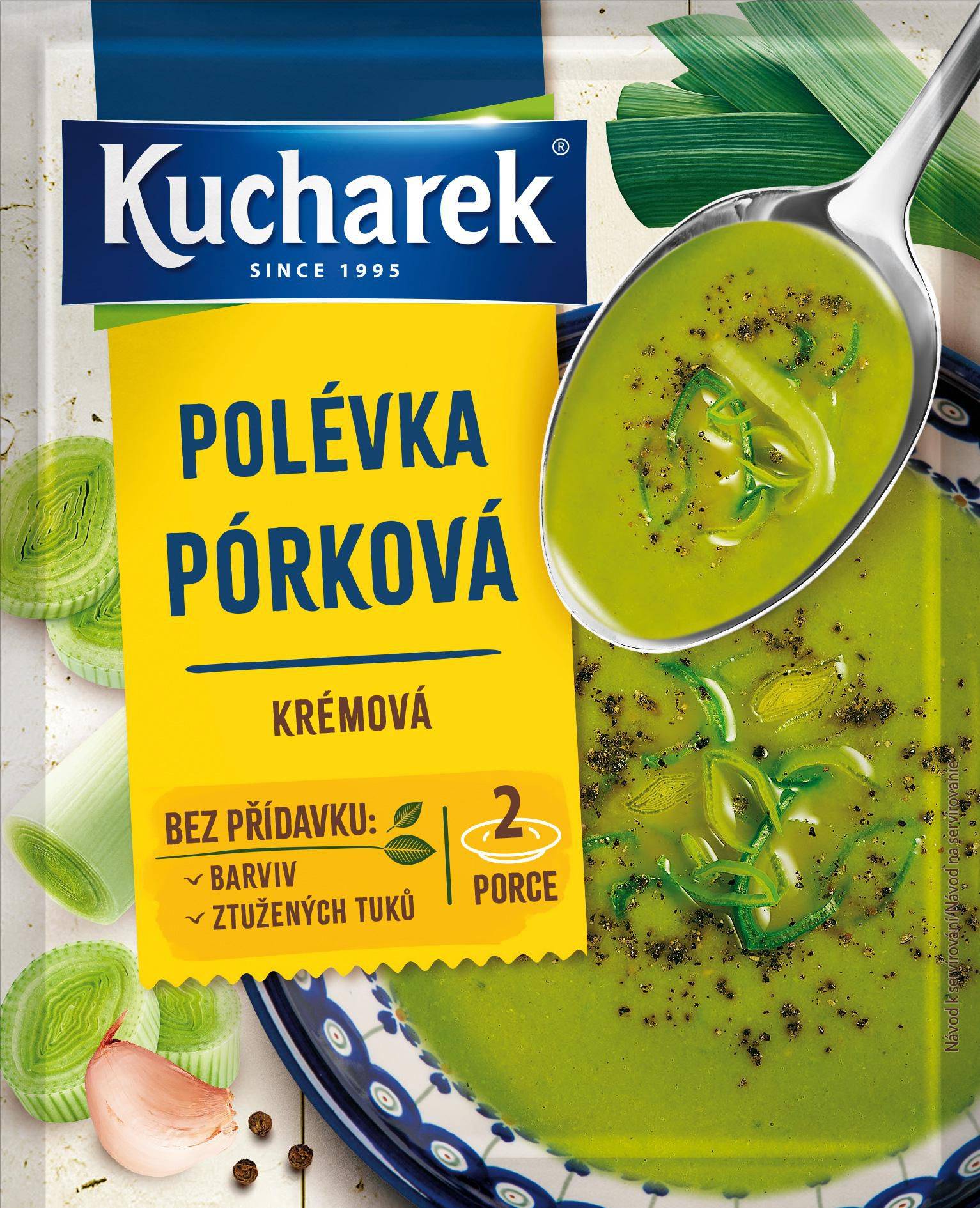 Trvanlivé potraviny - Kucharek Polévka Pórková krémová 50g
