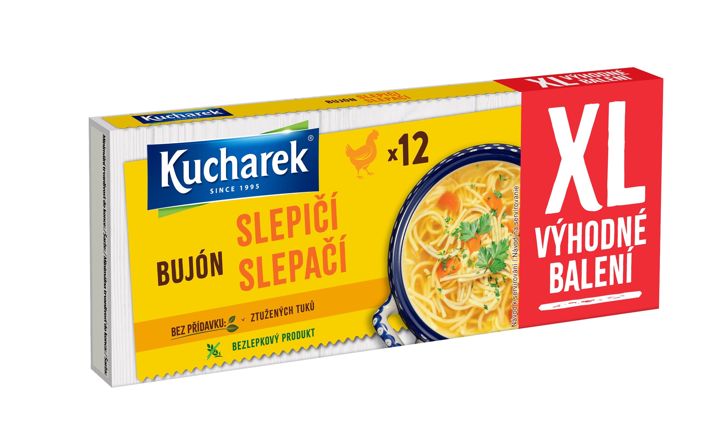 Trvanlivé potraviny - Kucharek Slepičí bujón 120g