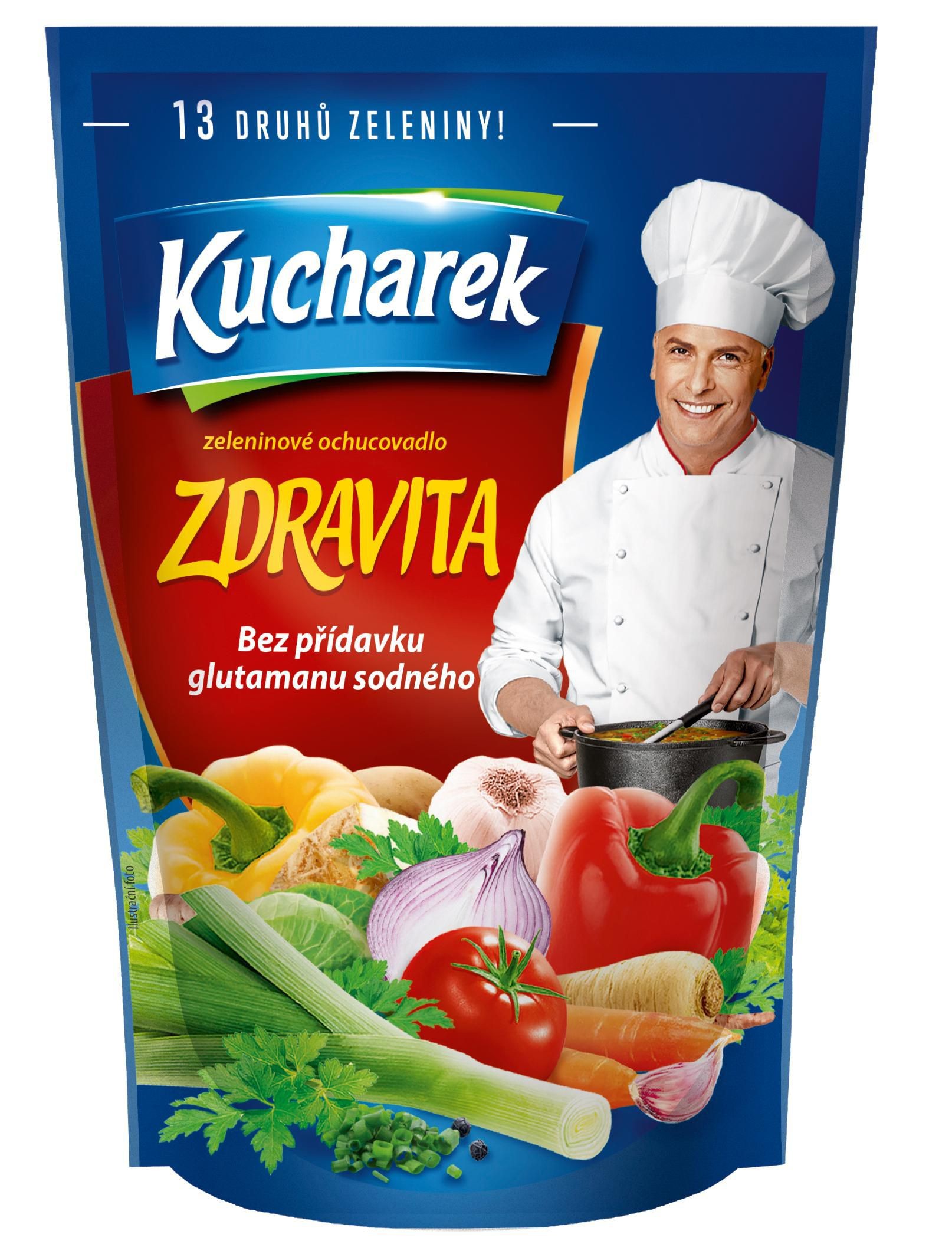 Trvanlivé potraviny - Kucharek Zdravita zeleninové ochucovadlo 200 g