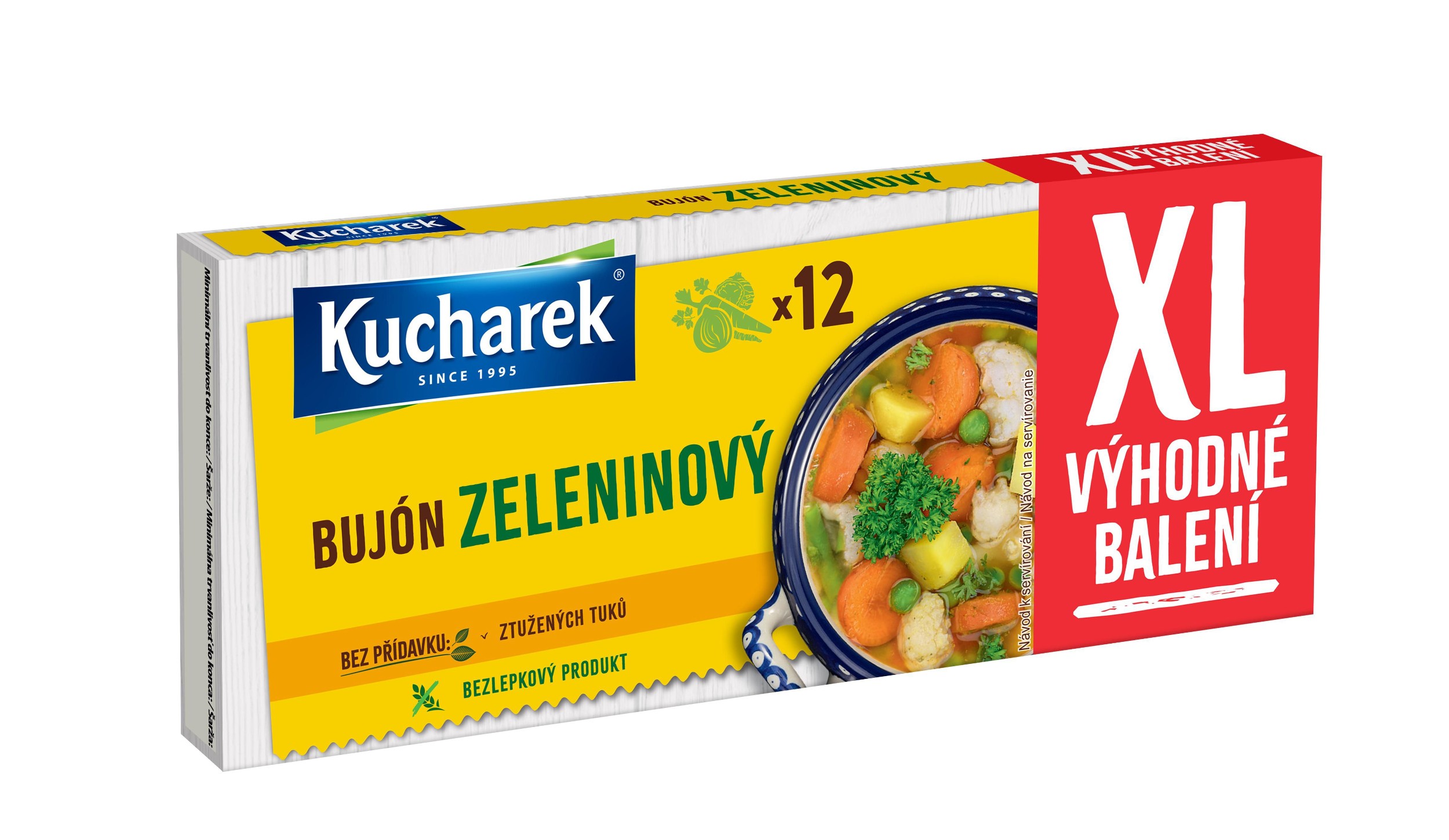 Trvanlivé potraviny - Kucharek Zeleninový bujón 120g
