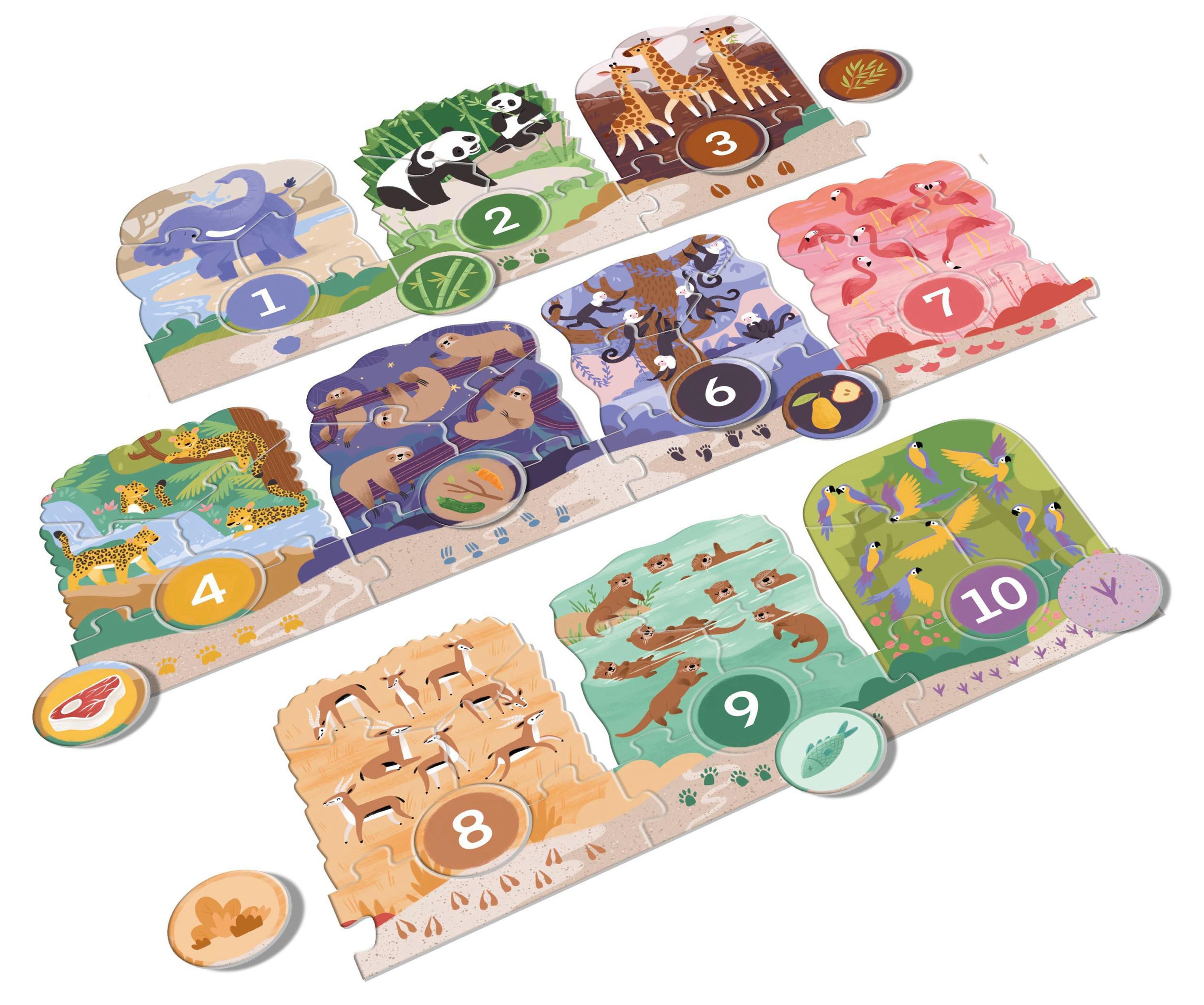 KukiKuk Véééliké puzzle loto Výlet do ZOO-2