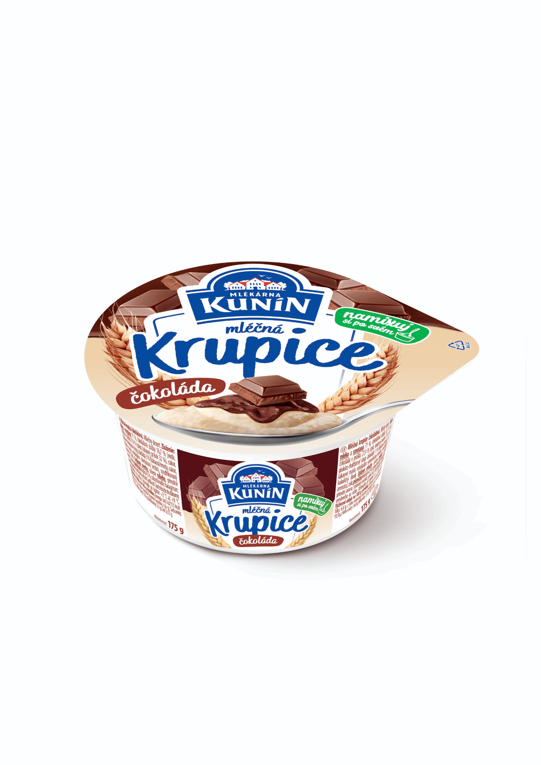 Mléčné a chlazené - Kunín Mléčná krupice čokoláda 150 g