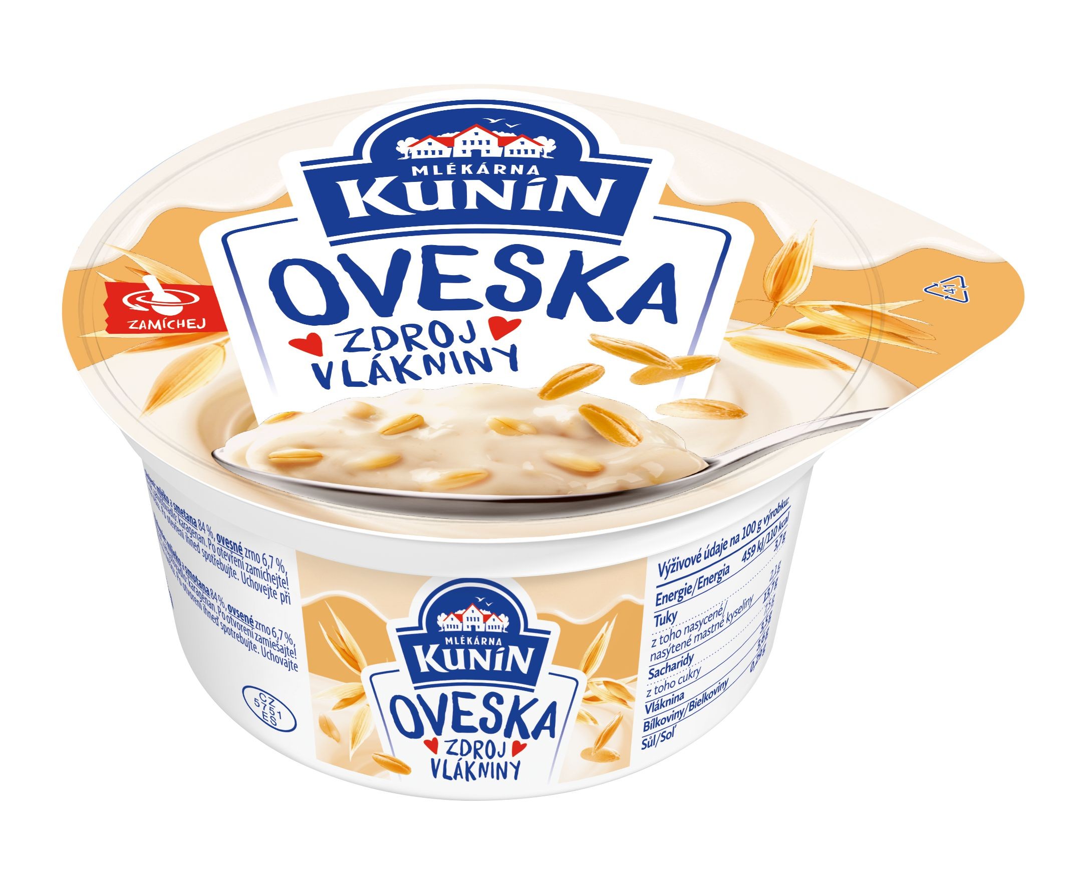 Mléčné a chlazené - Kunín Oveska 150g