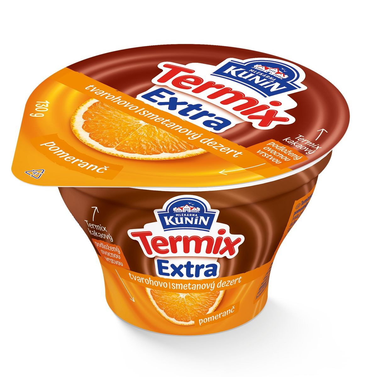 Mléčné a chlazené - Kunín Termix pomeranč 130 g