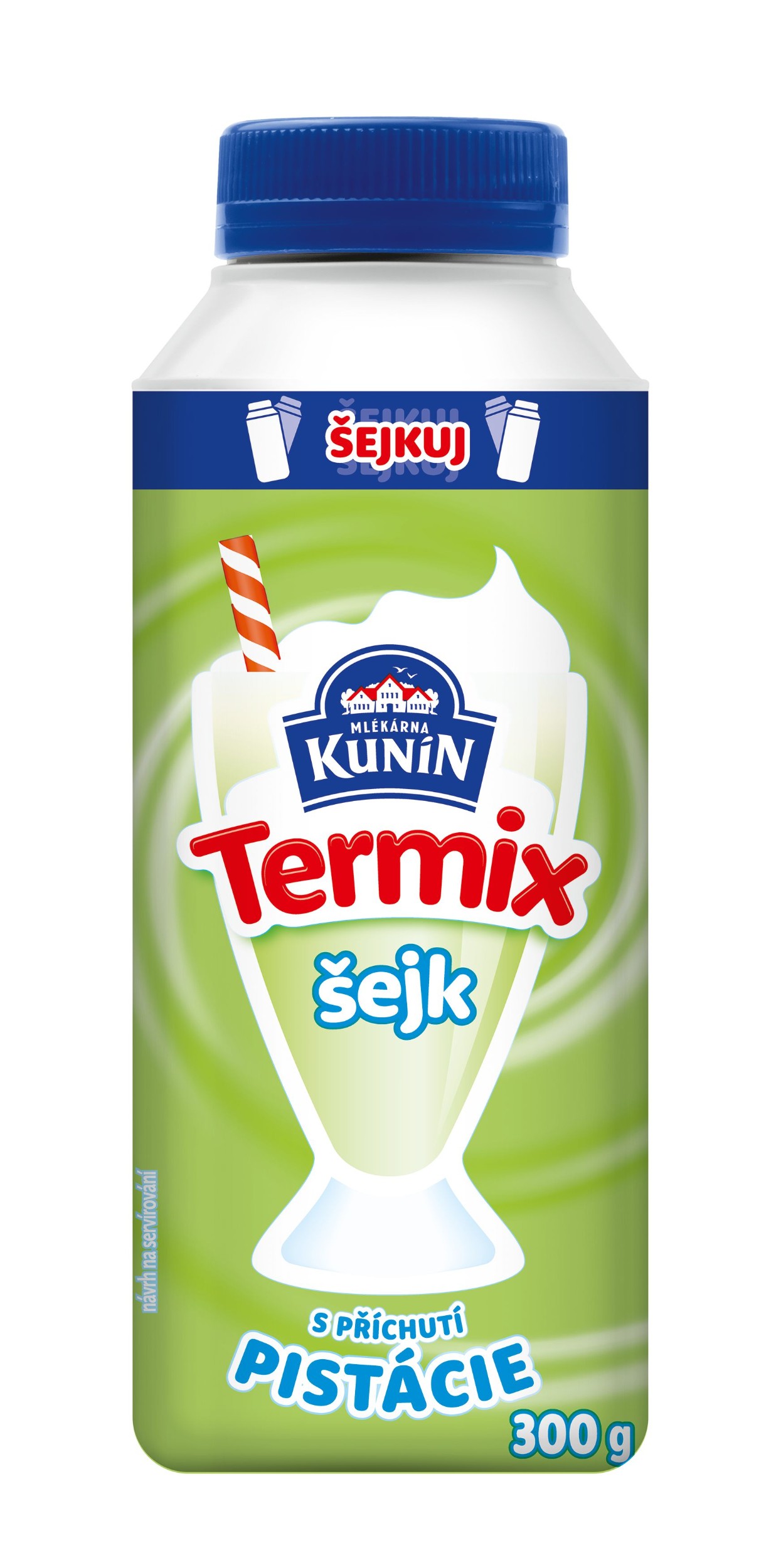 Mléčné a chlazené - Kunín Termix Šejk s příchutí pistácie 300g
