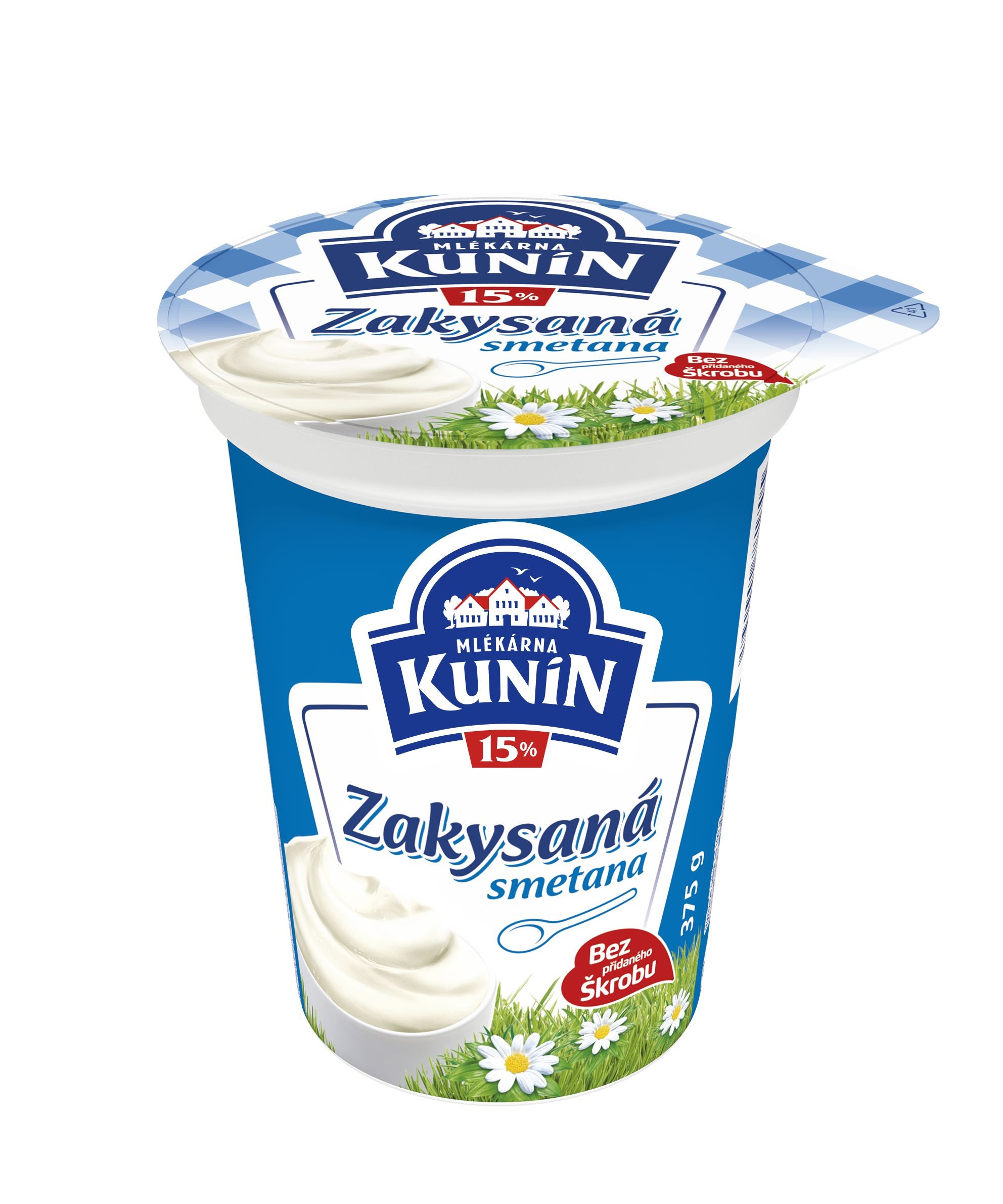Mléčné a chlazené - Kunín Zakysaná smetana Krémovitá 15% 375 g