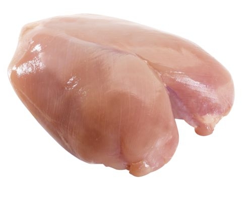 Prsa a prsní řízky - Kuřecí prsa s kostí - cca 650 g