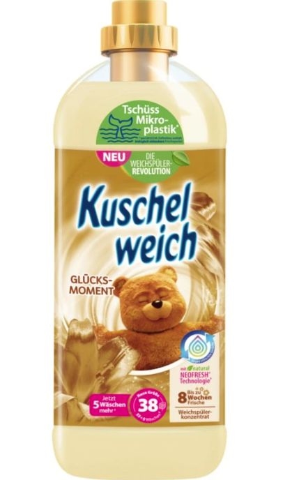 Drogerie a kosmetika - Kuschelweich aviváž Glucksmoment 38 dávek