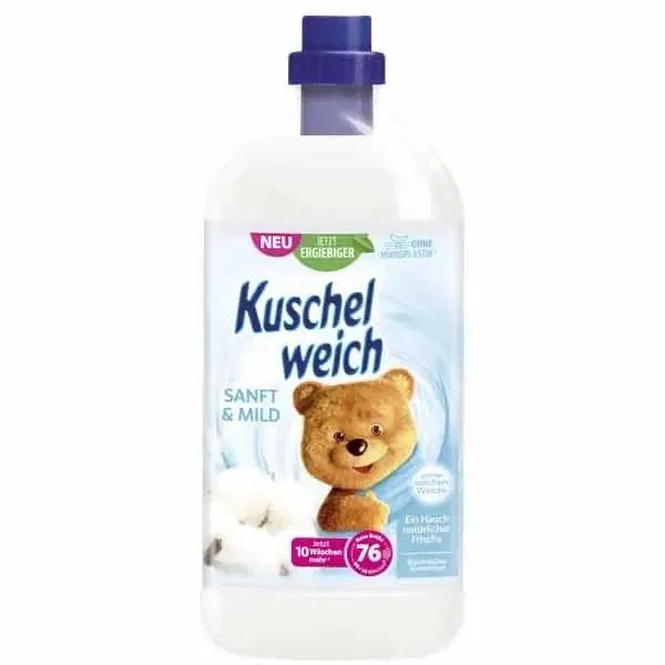 Drogerie a kosmetika - Kuschelweich aviváž Sanft&Mild  2L 76 dávek