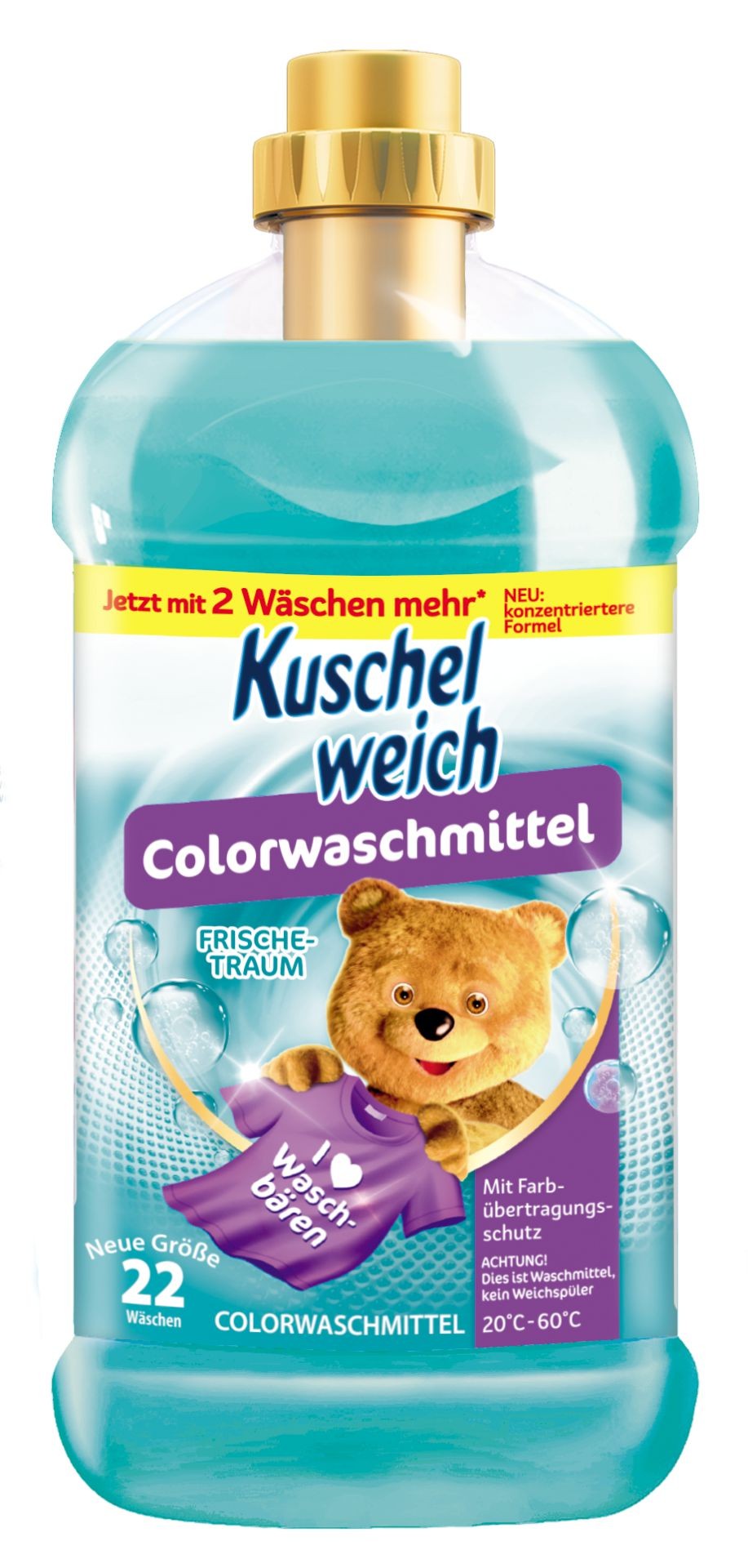 Drogerie a kosmetika - Kuschelweich prací gel Frischetraum 1.1l 22 dávek