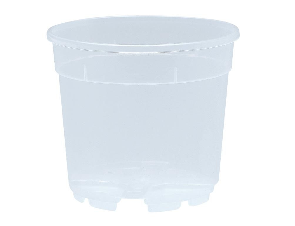 Domácnost a Zahrada - Květník na orchideje plastový transparentní d17cm