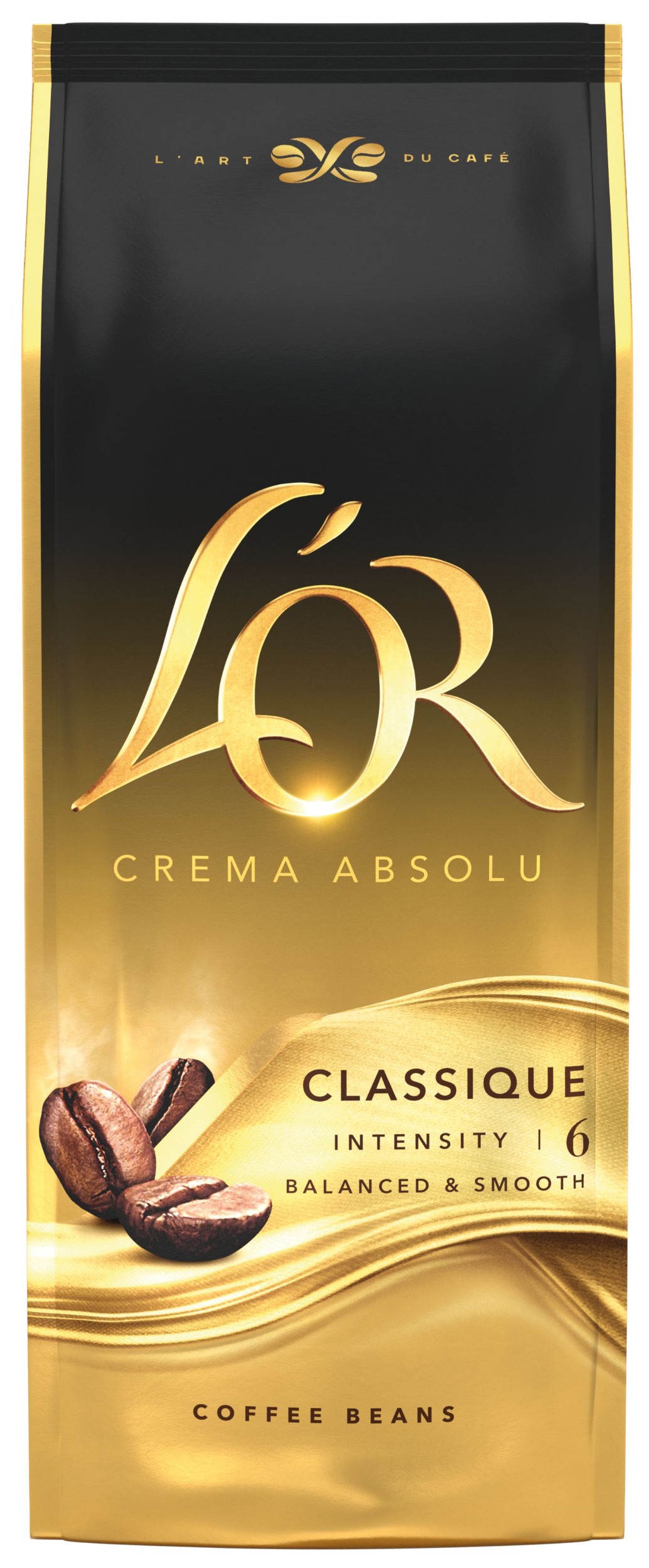 Nápoje - L'OR Crema Absolut Classique Pražená káva zrnková 1kg