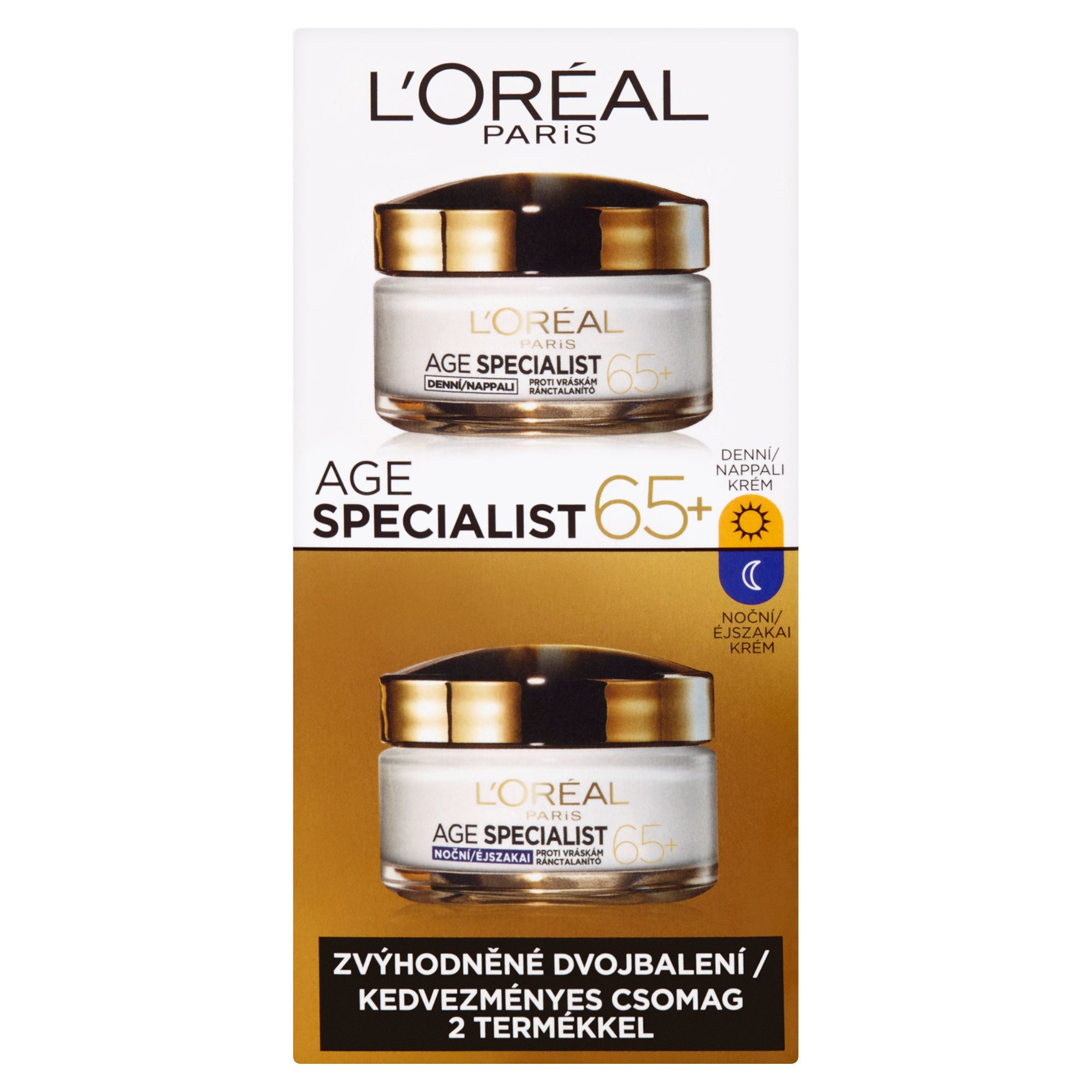 Drogerie a kosmetika - L'Oréal Paris Age Specialist 65+ sada 2x50 ml