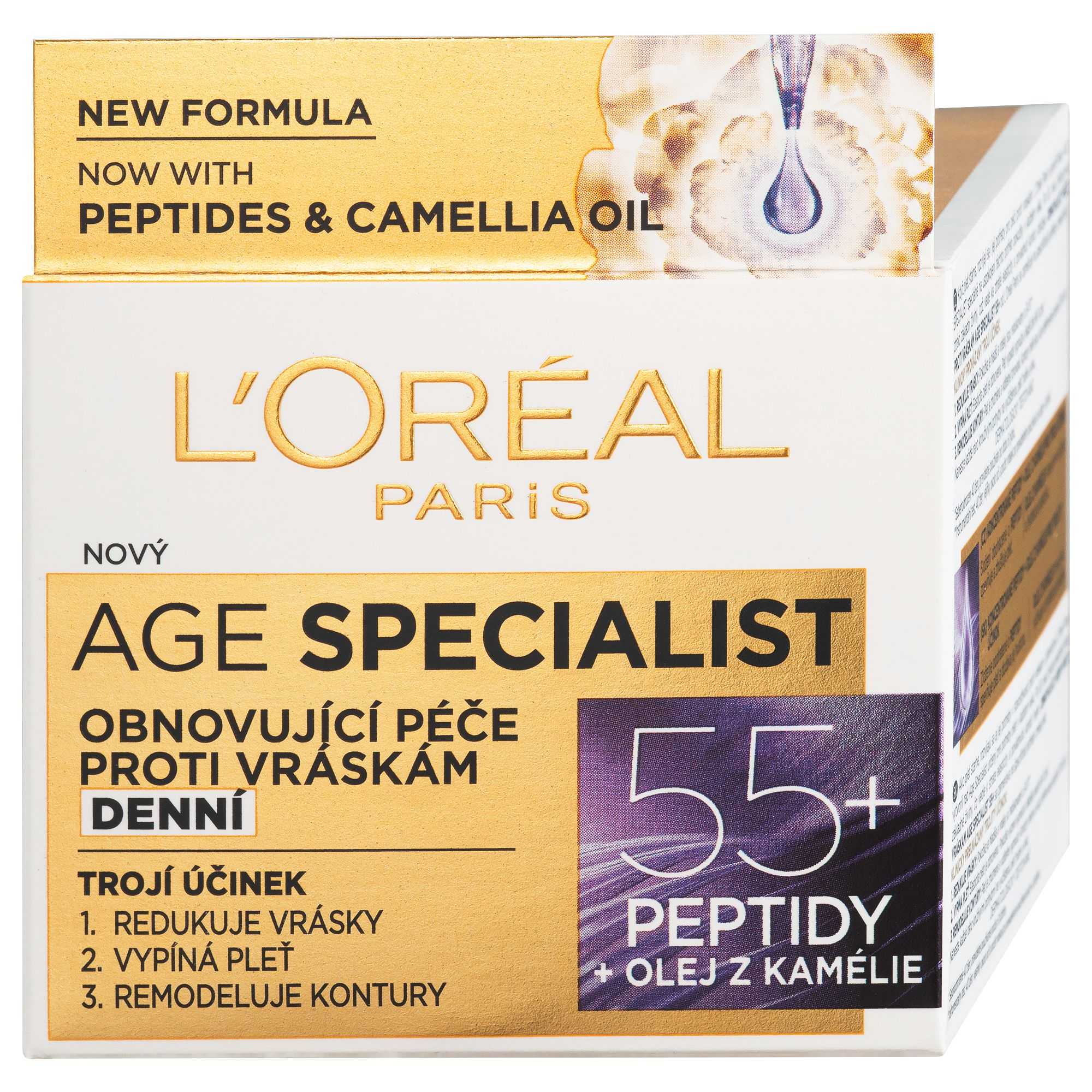 Drogerie a kosmetika - L'Oréal Paris Age Specialist obnovující denní krém proti vráskám 50 ml