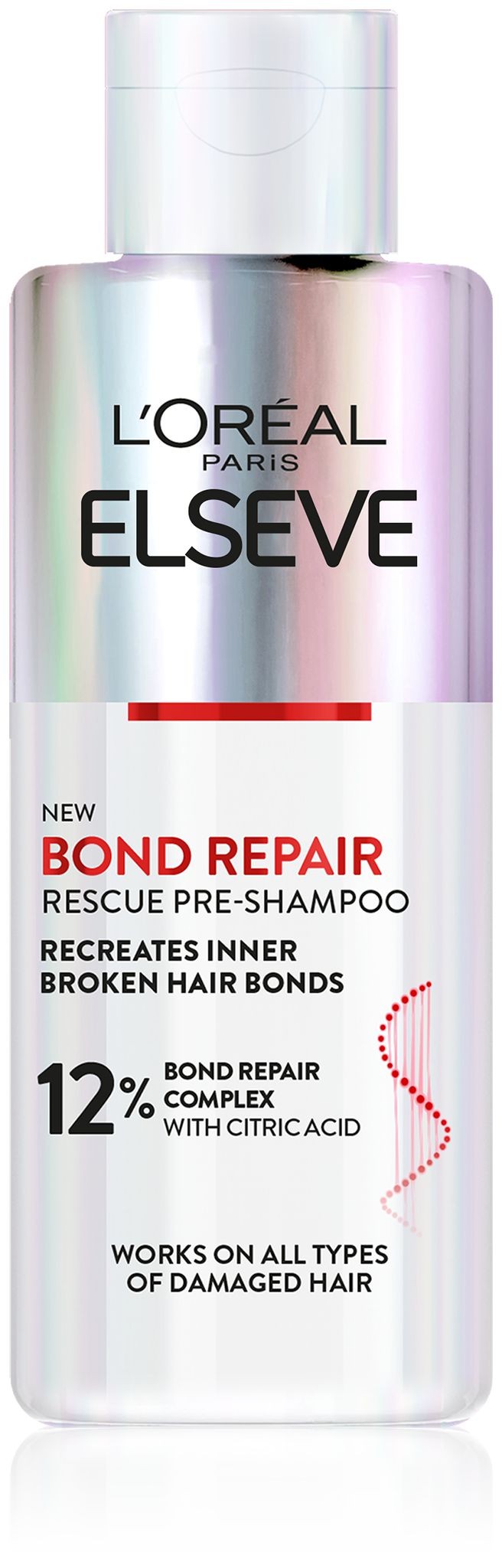 Drogerie a kosmetika - L'Oréal Paris Elseve Bond Repair regenerační před-šamponová péče s kyselinou citronovou 200 ml
