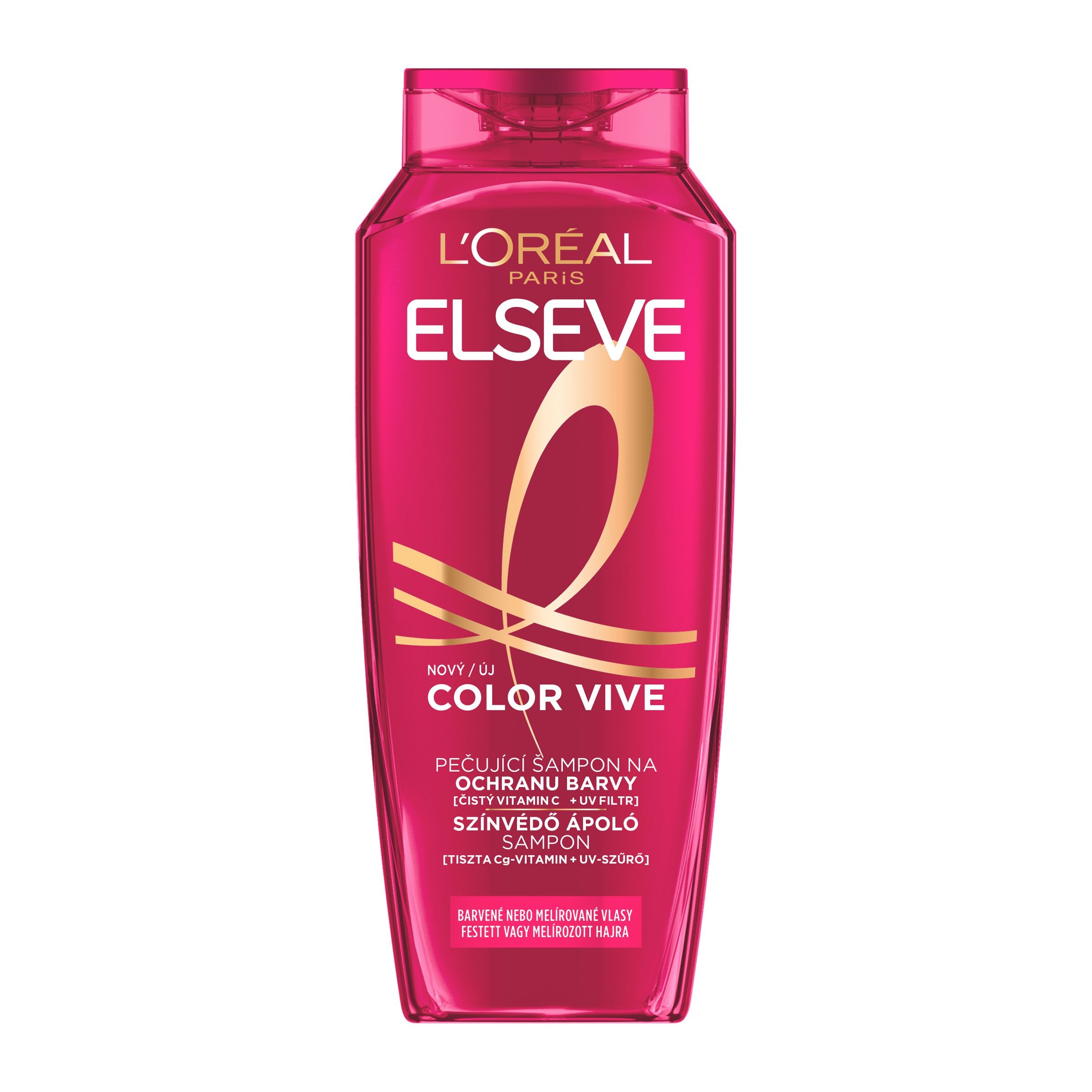 Drogerie a kosmetika - L'Oréal Paris Elseve Color-Vive šampon s ochrannou péčí na barvené vlasy 400 ml
