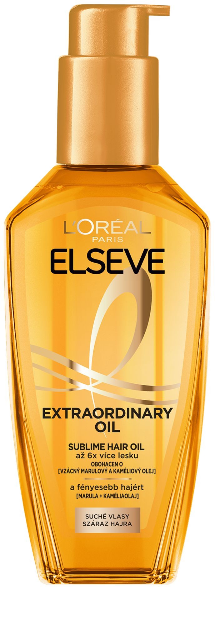 Drogerie a kosmetika - L'Oréal Paris Elseve Extraordinary Oil Hedvábný olej na všechny typy vlasů 100ml