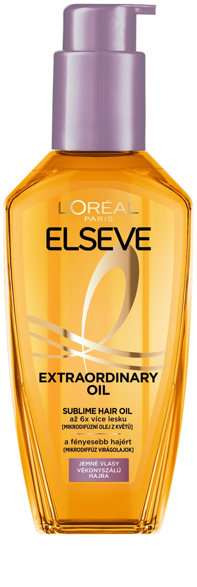 Drogerie a kosmetika - L'Oréal Paris Elseve Extraordinary Oil hedvábný olej pro jemné vlasy 100 ml