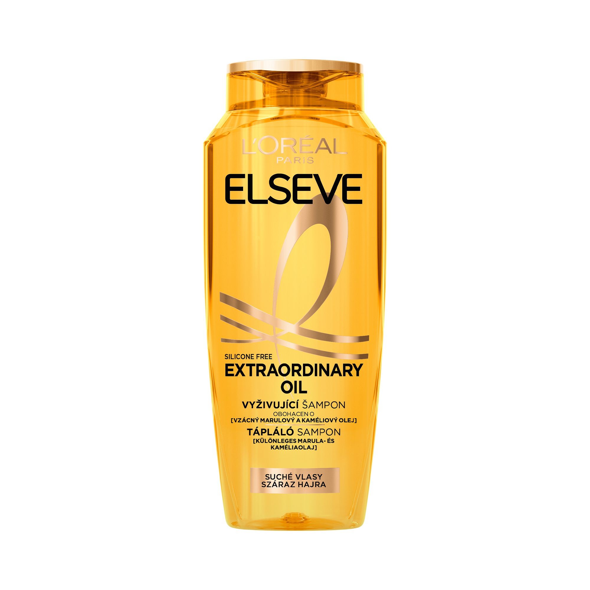 Drogerie a kosmetika - L'Oréal Paris Elseve Extraordinary Oil vyživující šampon na suché vlasy 400 ml