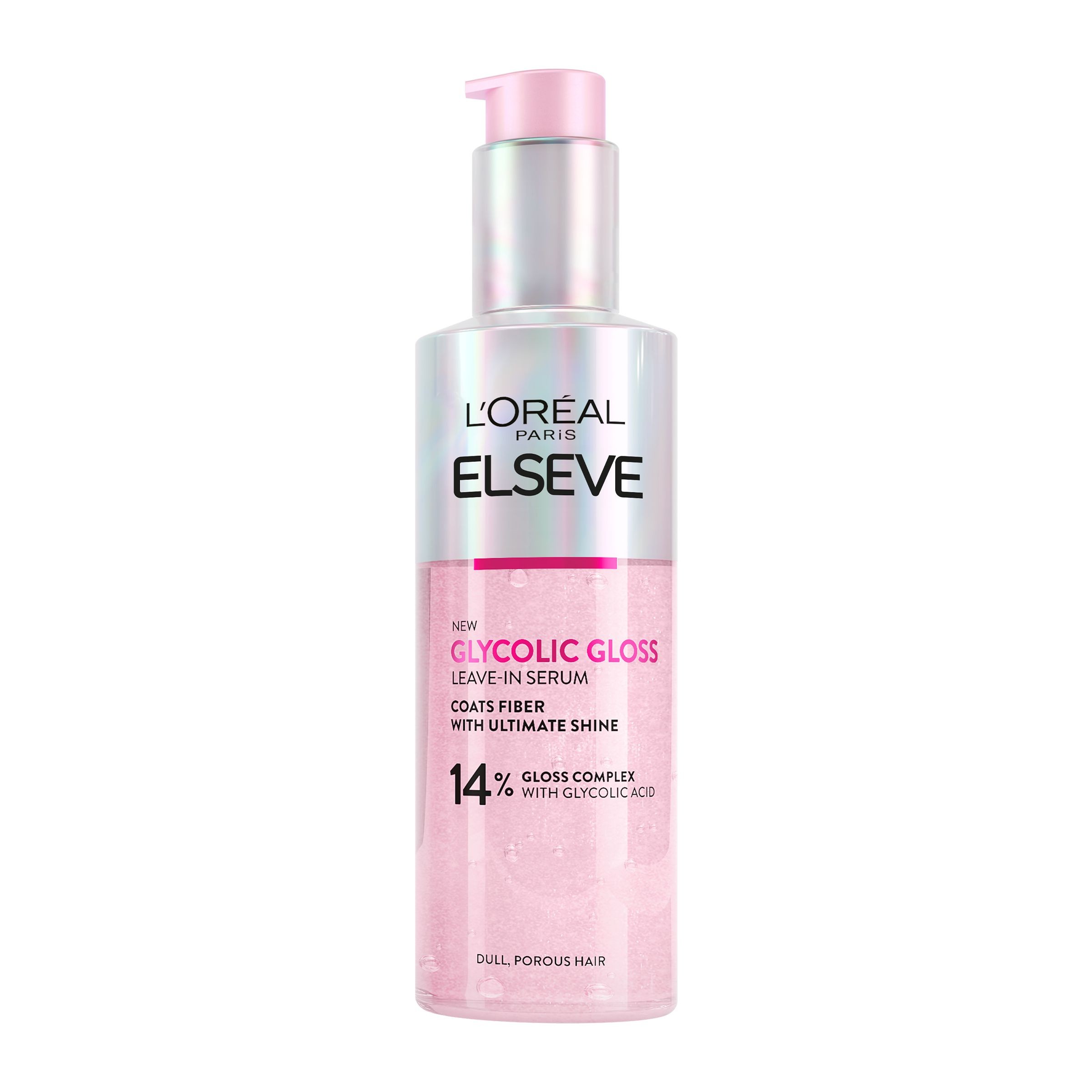 Drogerie a kosmetika - L´Oréal Paris Elseve Glycolic Gloss bezoplachové sérum s kyselinou glykolovou 150 ml